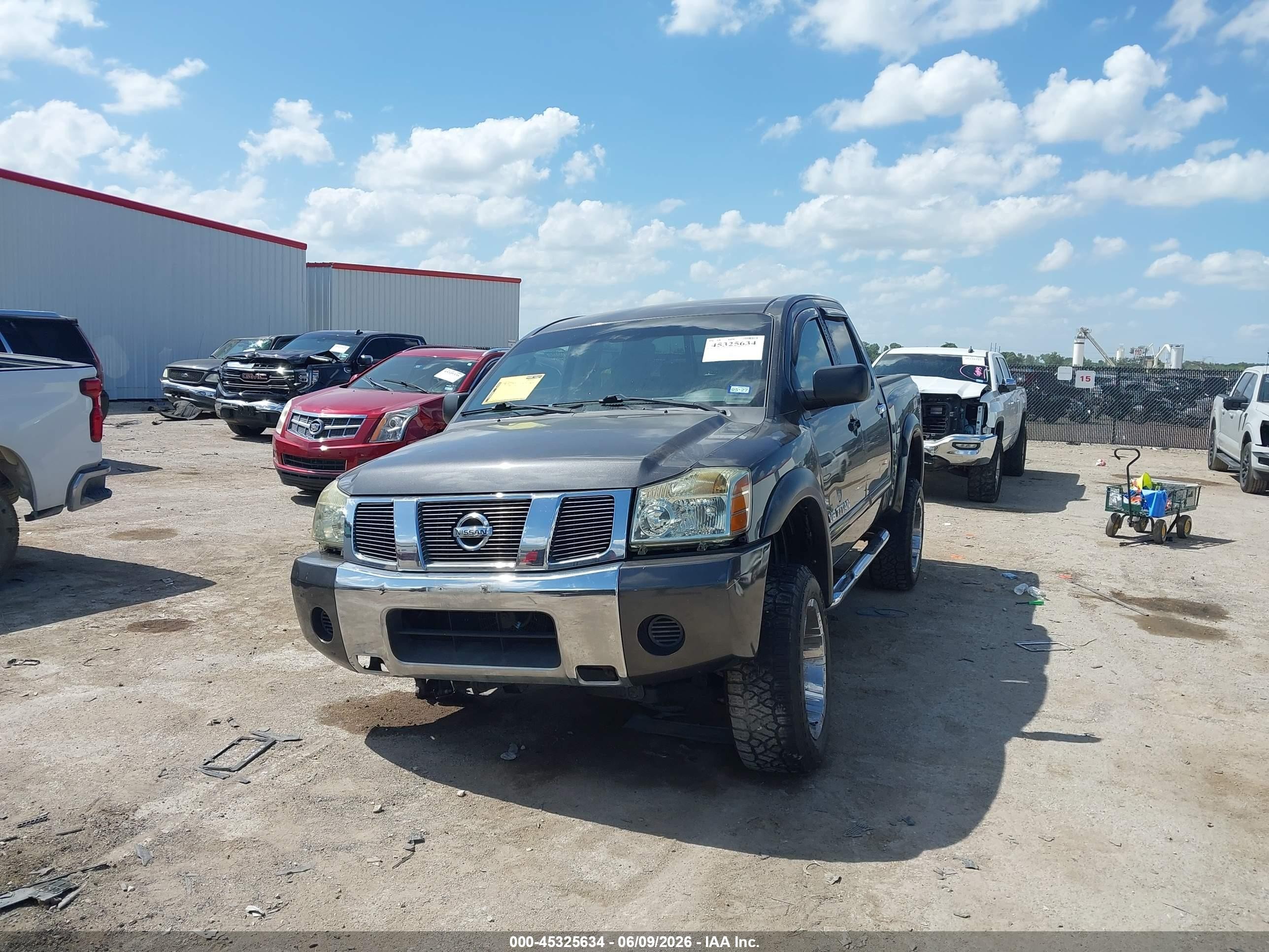 2007 Nissan Titan Se Gray vin: 1N6BA07B07N238115