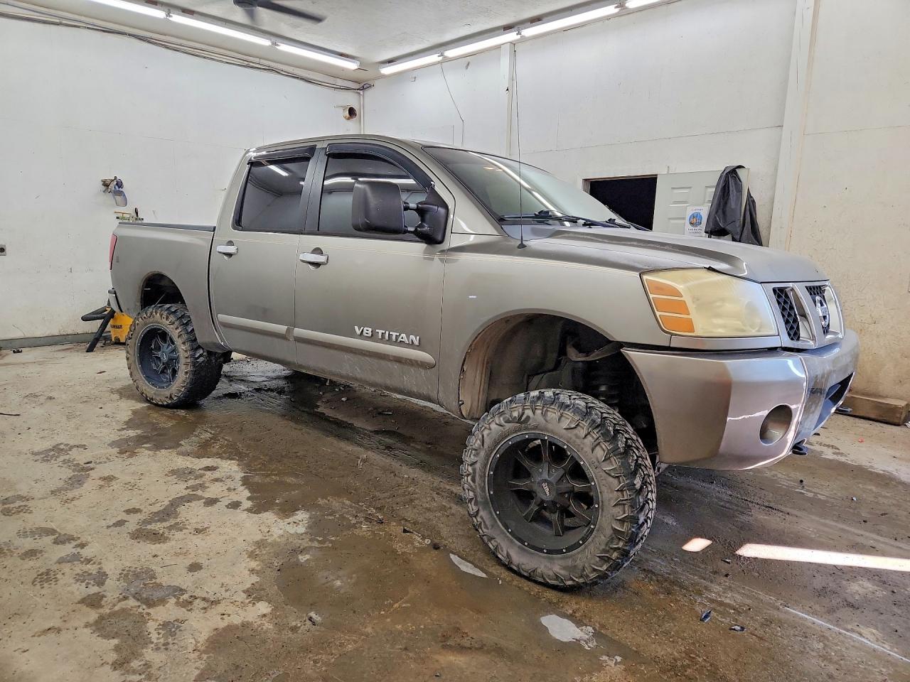 2007 Nissan Titan Xe Ffv Серый vin: 1N6BA07B07N239801
