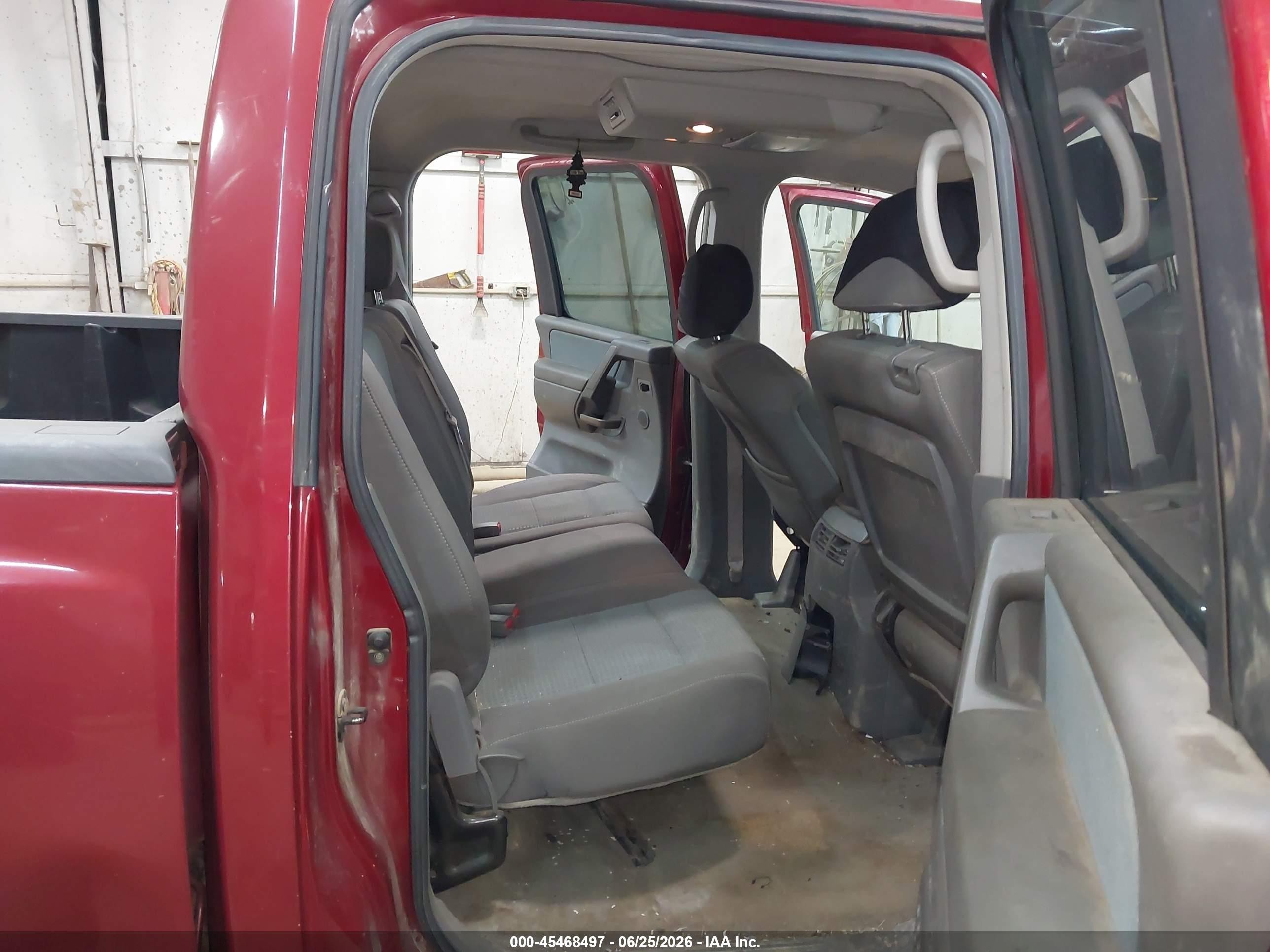 2005 Nissan Titan Se Burgundy vin: 1N6BA07B25N534301