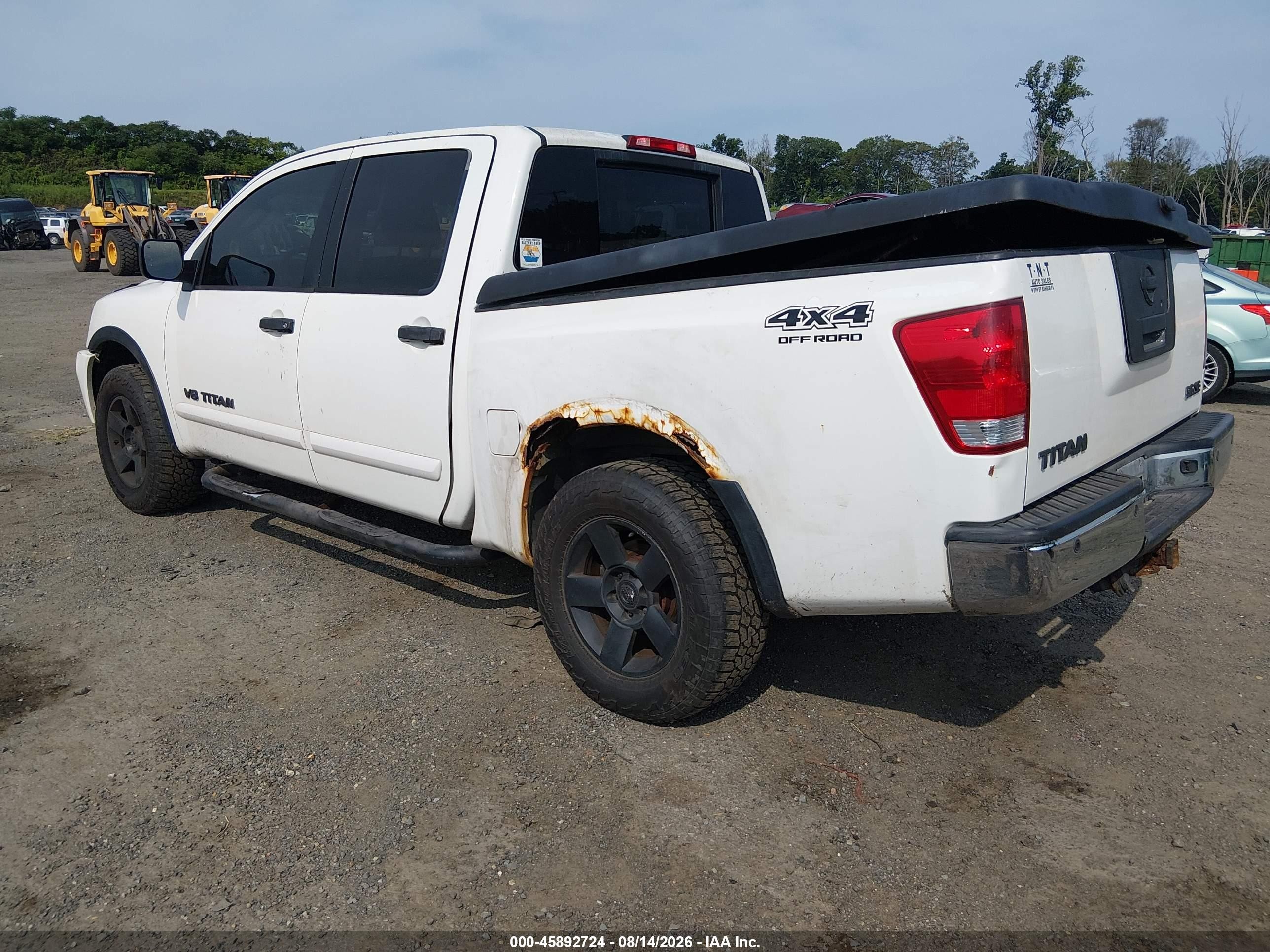2006 Nissan Titan Se Белый vin: 1N6BA07B36N521204