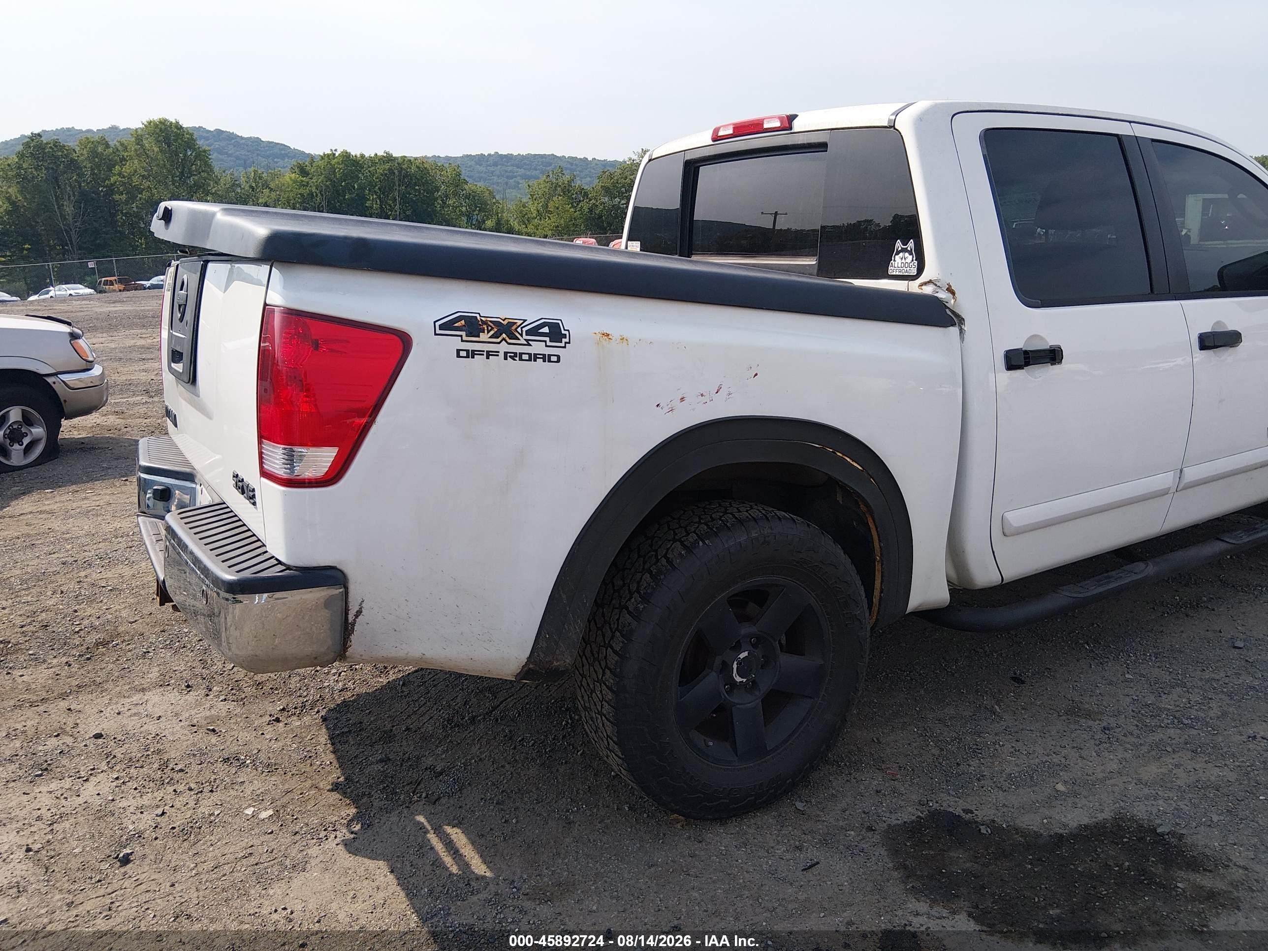 2006 Nissan Titan Se Белый vin: 1N6BA07B36N521204