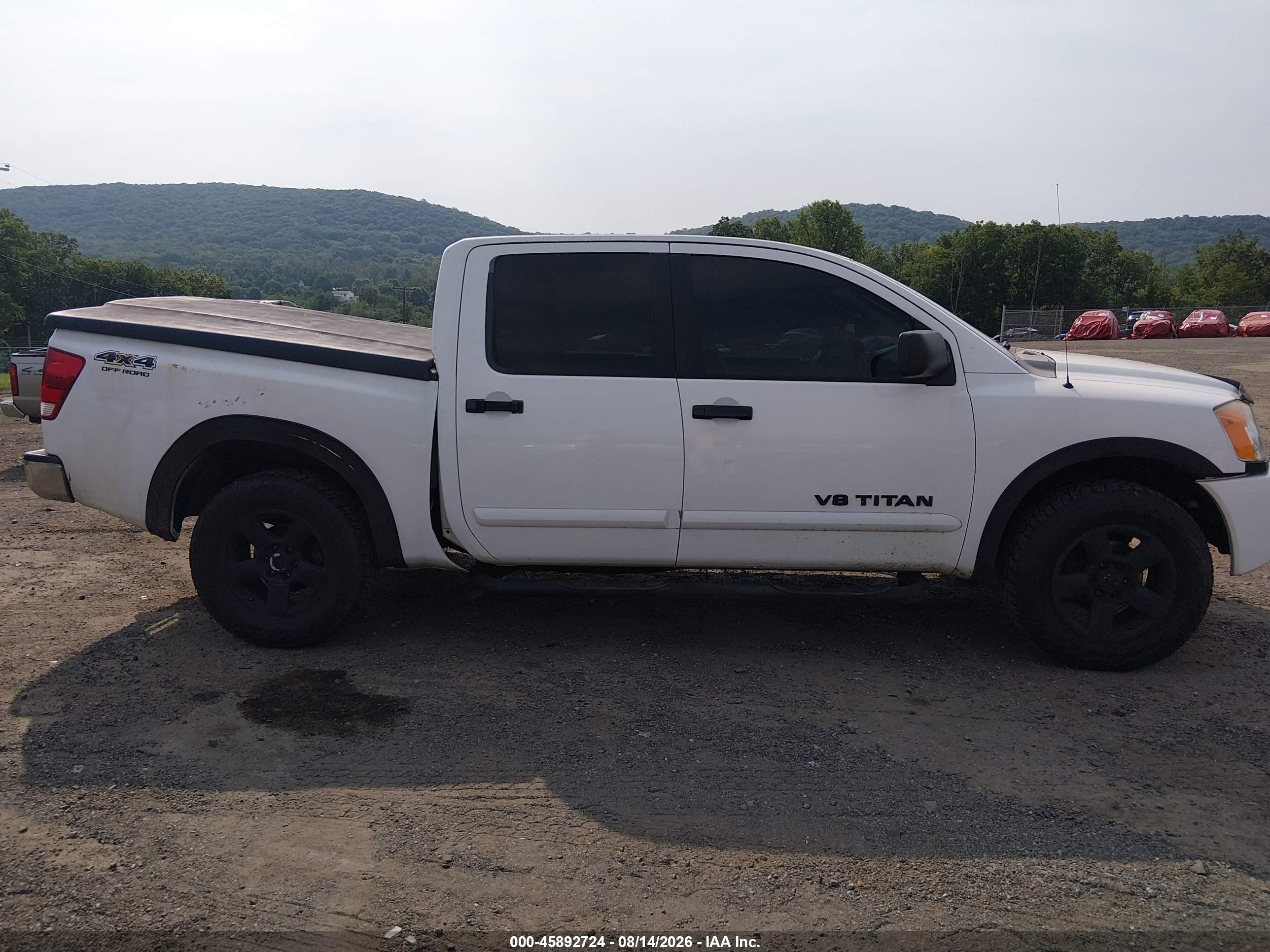 2006 Nissan Titan Se Белый vin: 1N6BA07B36N521204