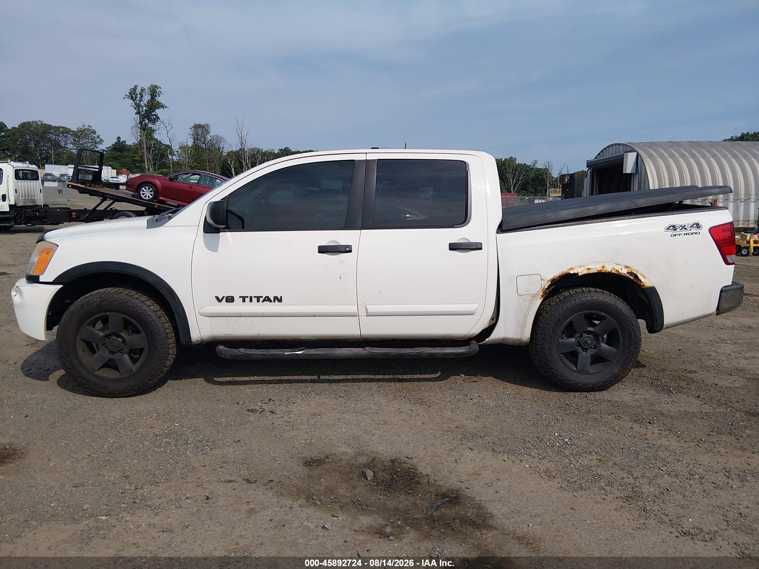 2006 Nissan Titan Se Белый vin: 1N6BA07B36N521204