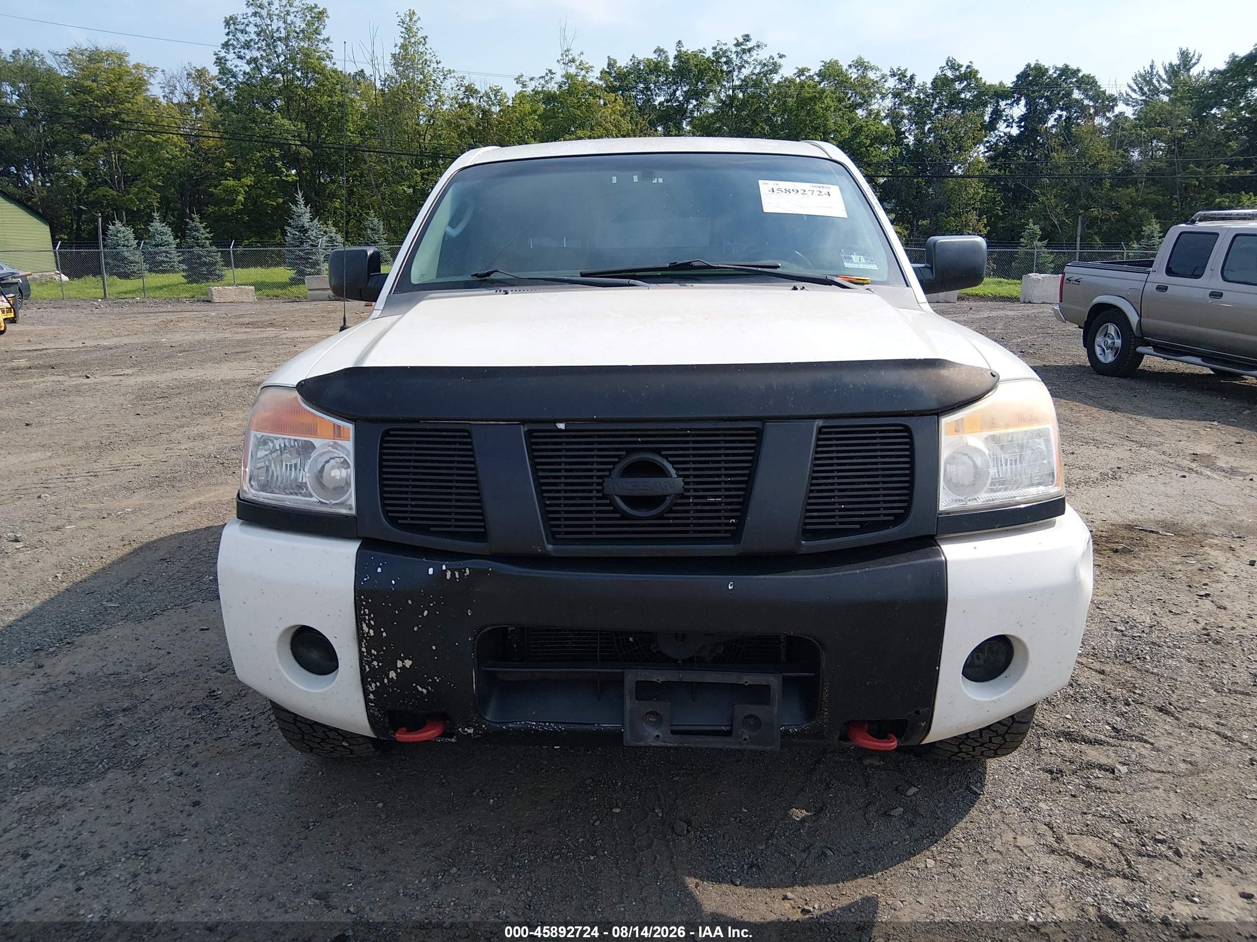 2006 Nissan Titan Se Белый vin: 1N6BA07B36N521204