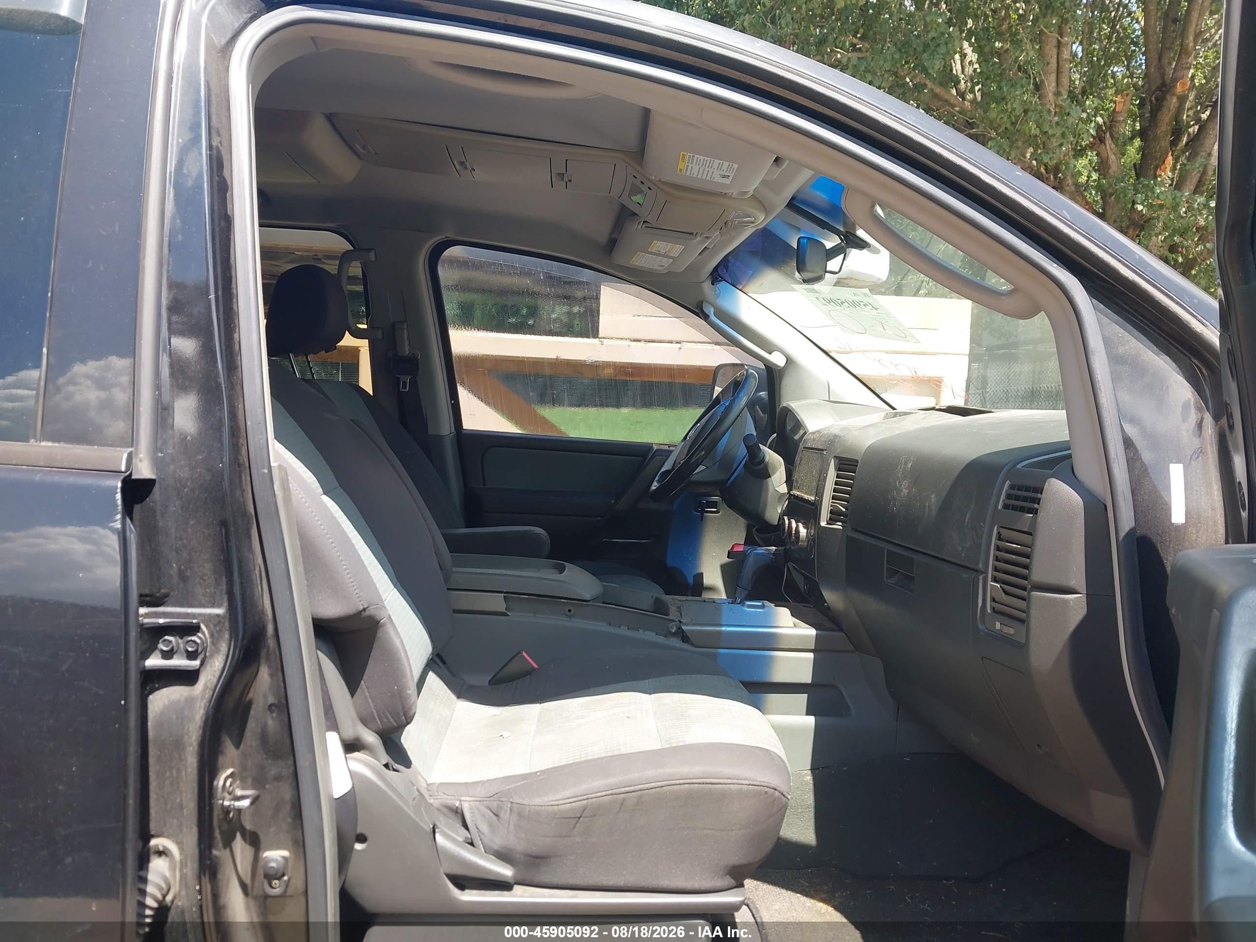 2006 Nissan Titan Se Black vin: 1N6BA07B36N554834
