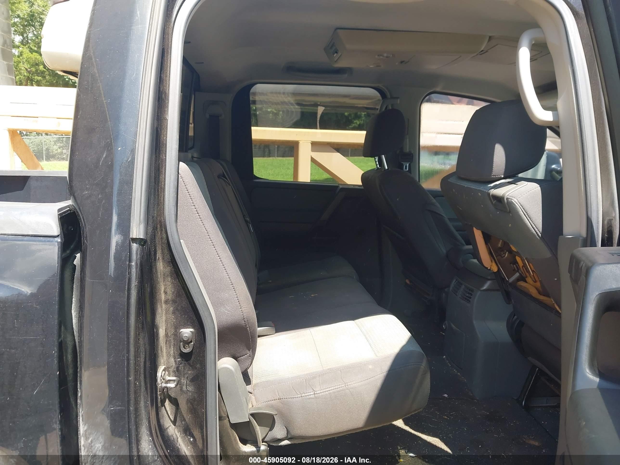 2006 Nissan Titan Se Black vin: 1N6BA07B36N554834