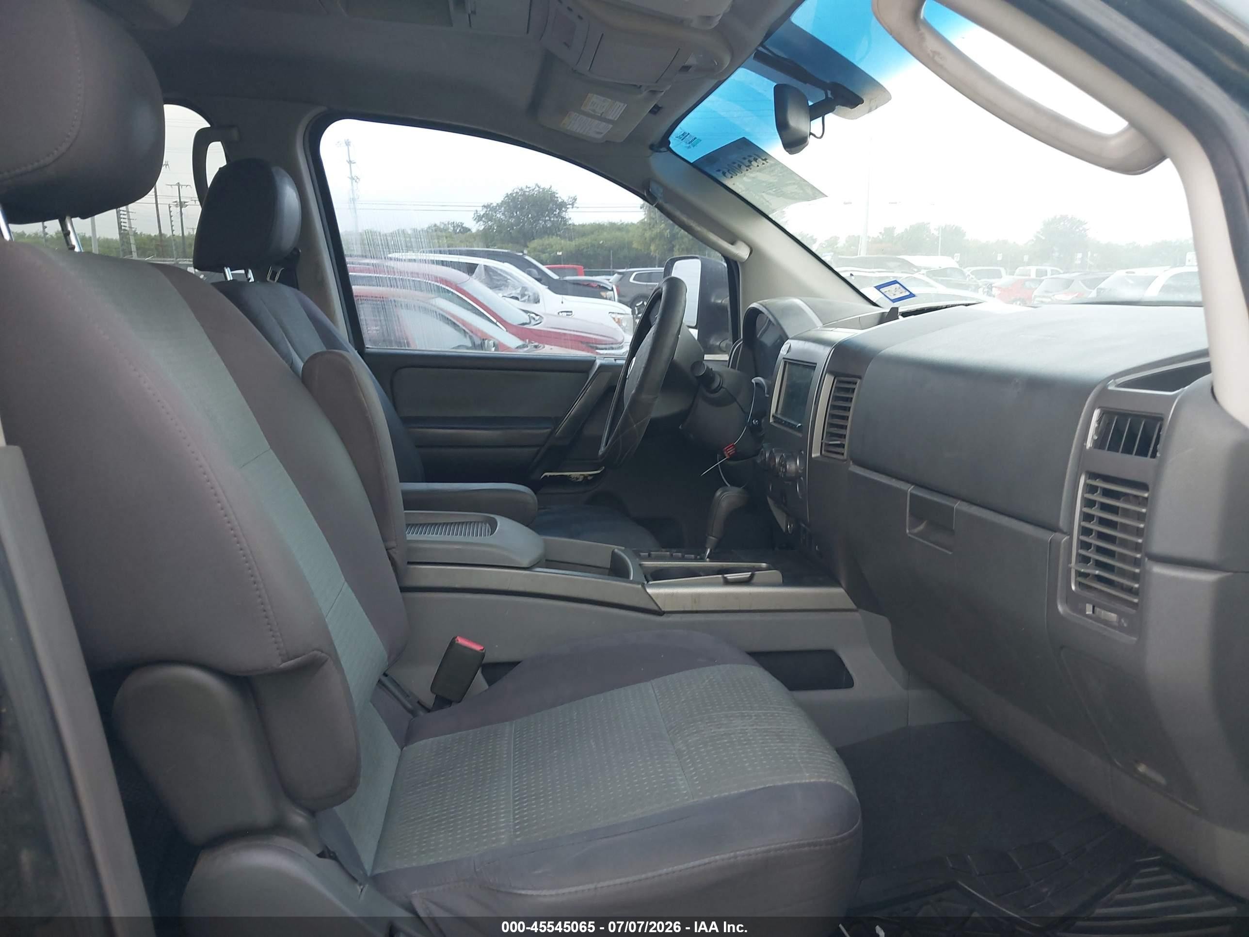 2007 Nissan Titan Se Blue vin: 1N6BA07B37N205240