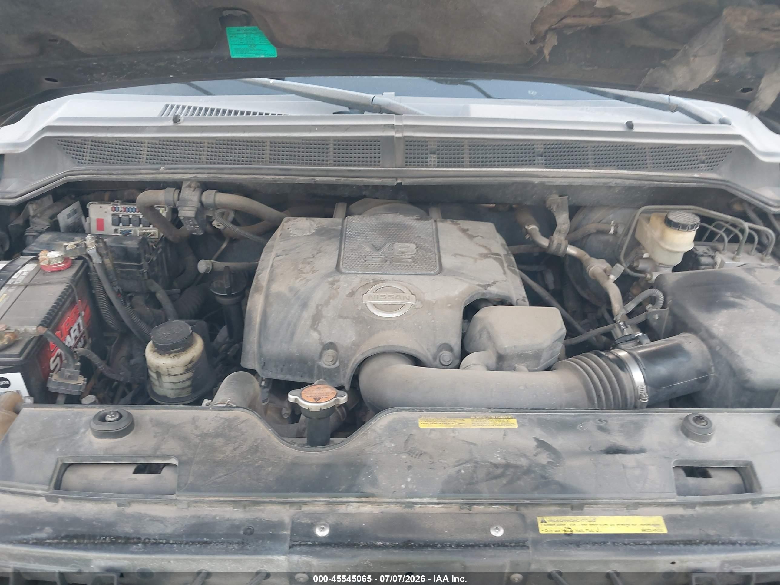 2007 Nissan Titan Se Blue vin: 1N6BA07B37N205240