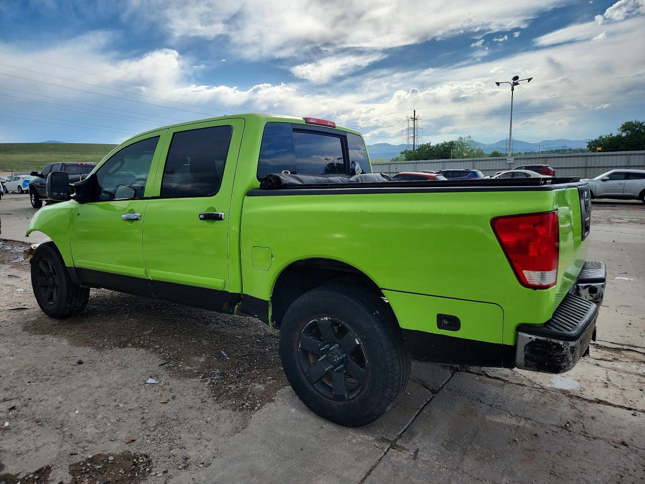 2006 Nissan Titan Xe/se/le Green vin: 1N6BA07B46N527061