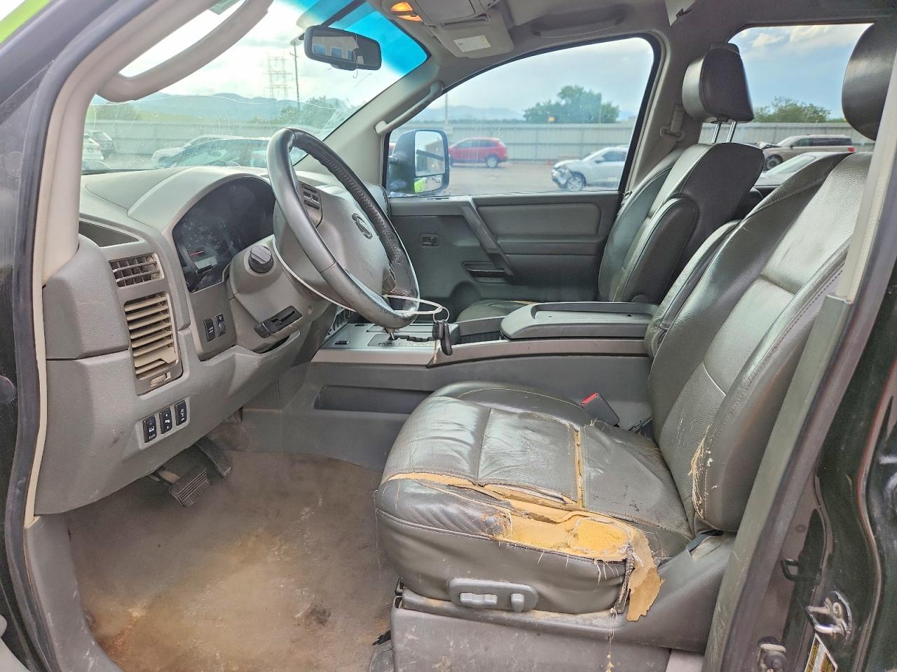 2006 Nissan Titan Xe/se/le Green vin: 1N6BA07B46N527061