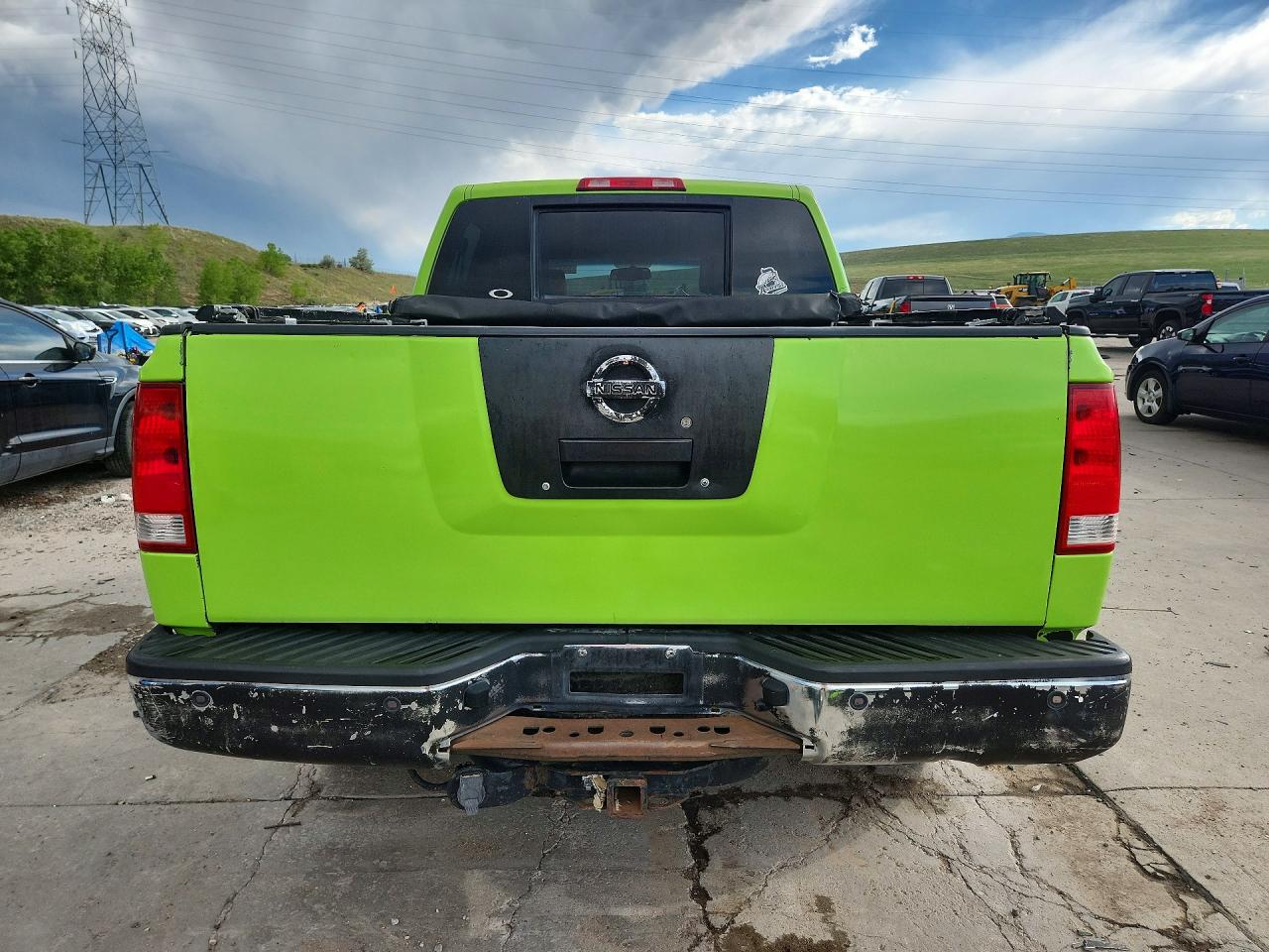 2006 Nissan Titan Xe/se/le Green vin: 1N6BA07B46N527061