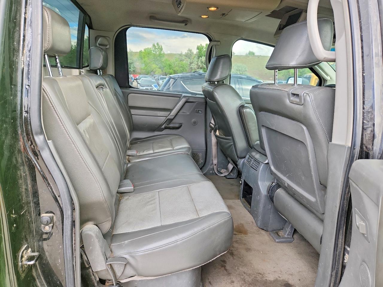 2006 Nissan Titan Xe/se/le Green vin: 1N6BA07B46N527061