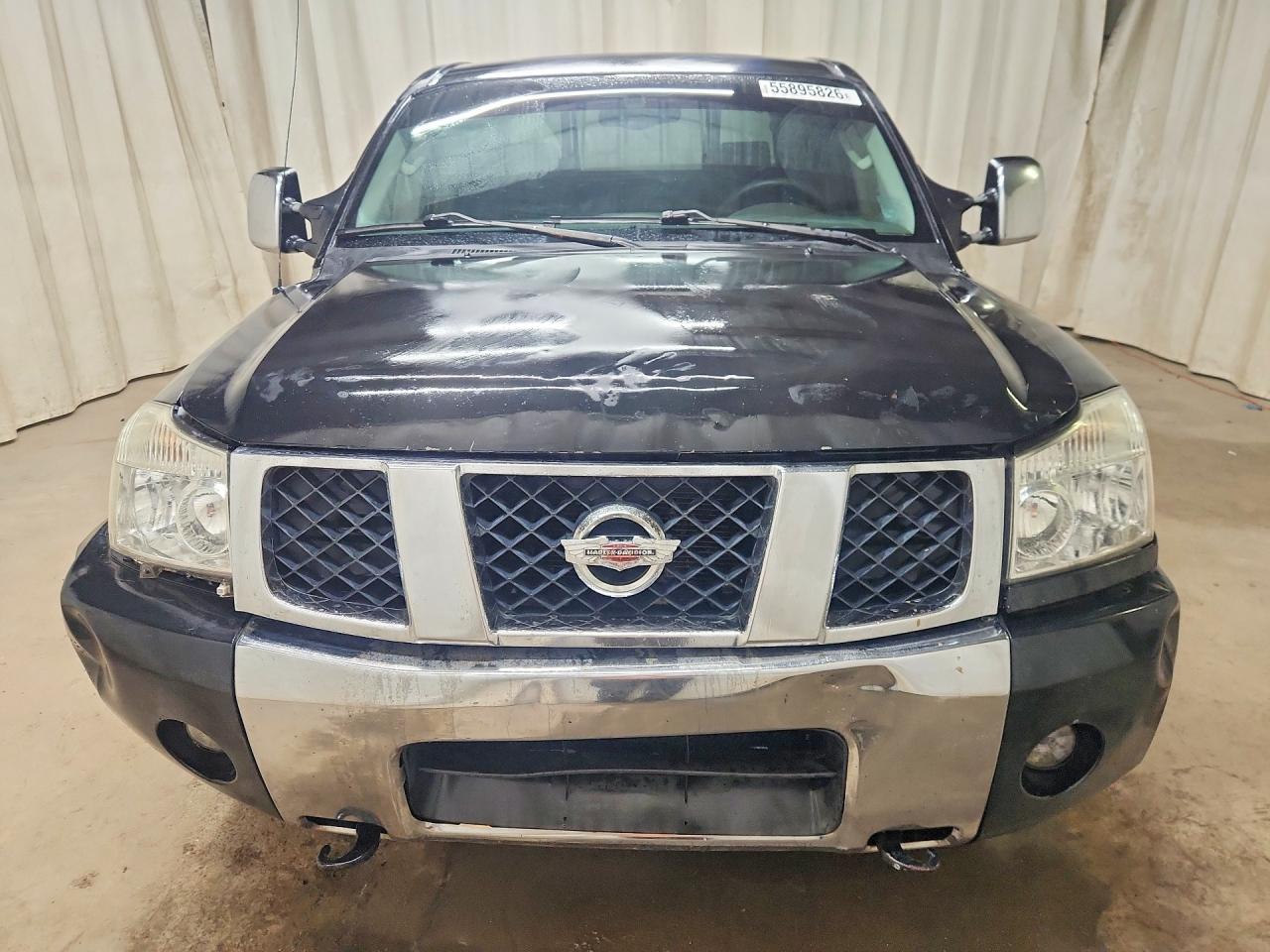2005 Nissan Titan Xe/se/le Черный vin: 1N6BA07B55N538049