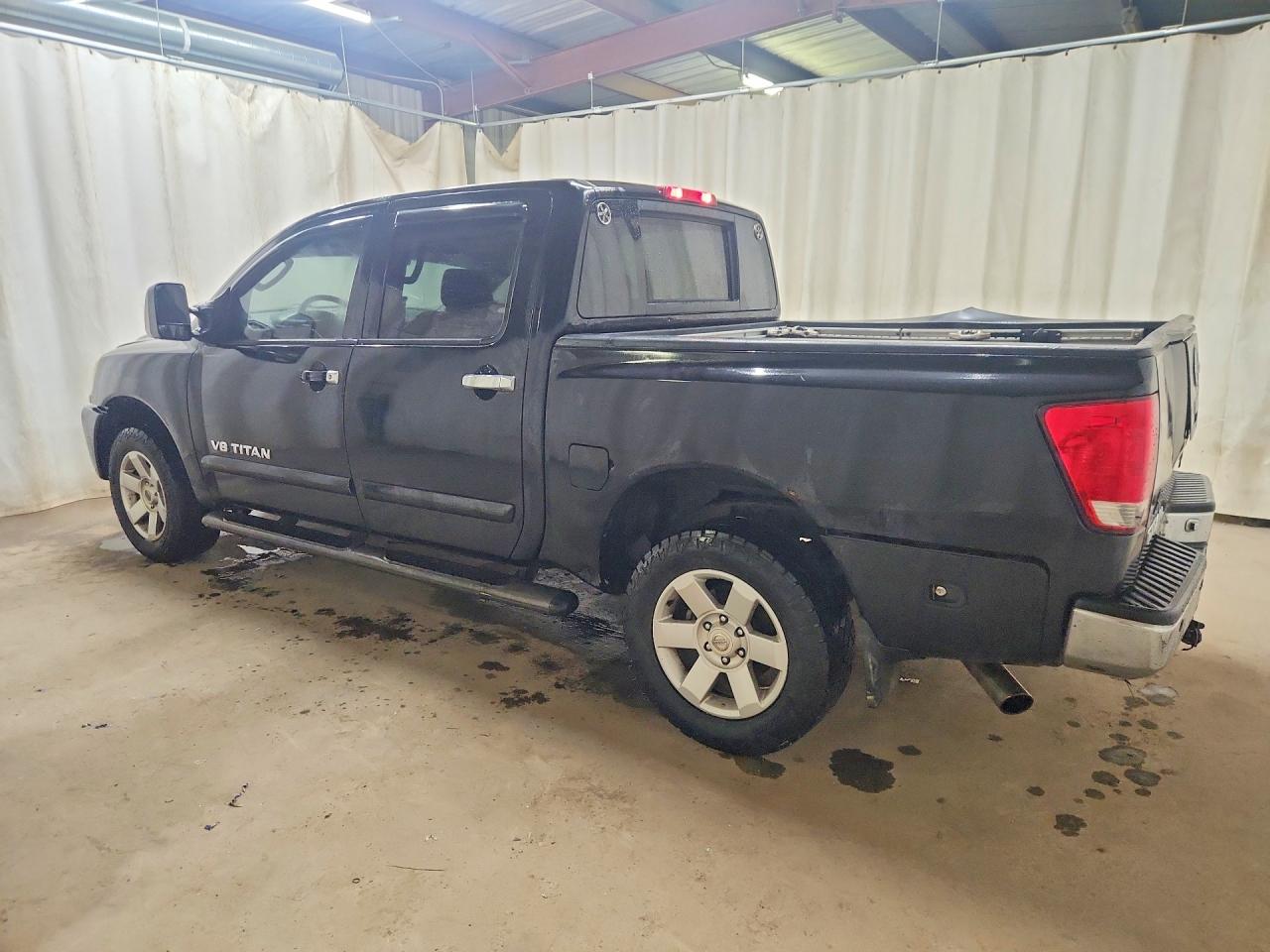 2005 Nissan Titan Xe/se/le Черный vin: 1N6BA07B55N538049