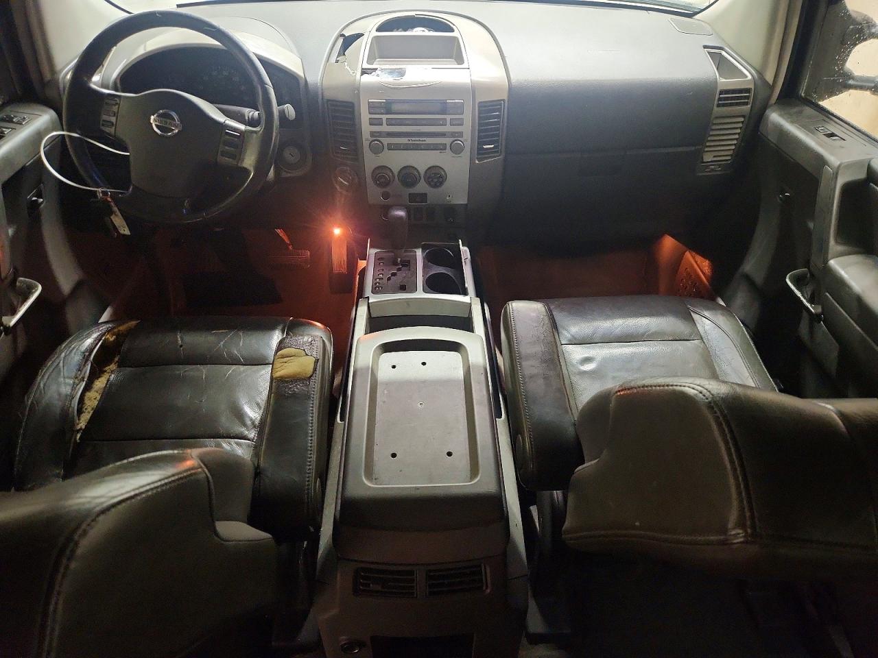 2005 Nissan Titan Xe/se/le Черный vin: 1N6BA07B55N538049