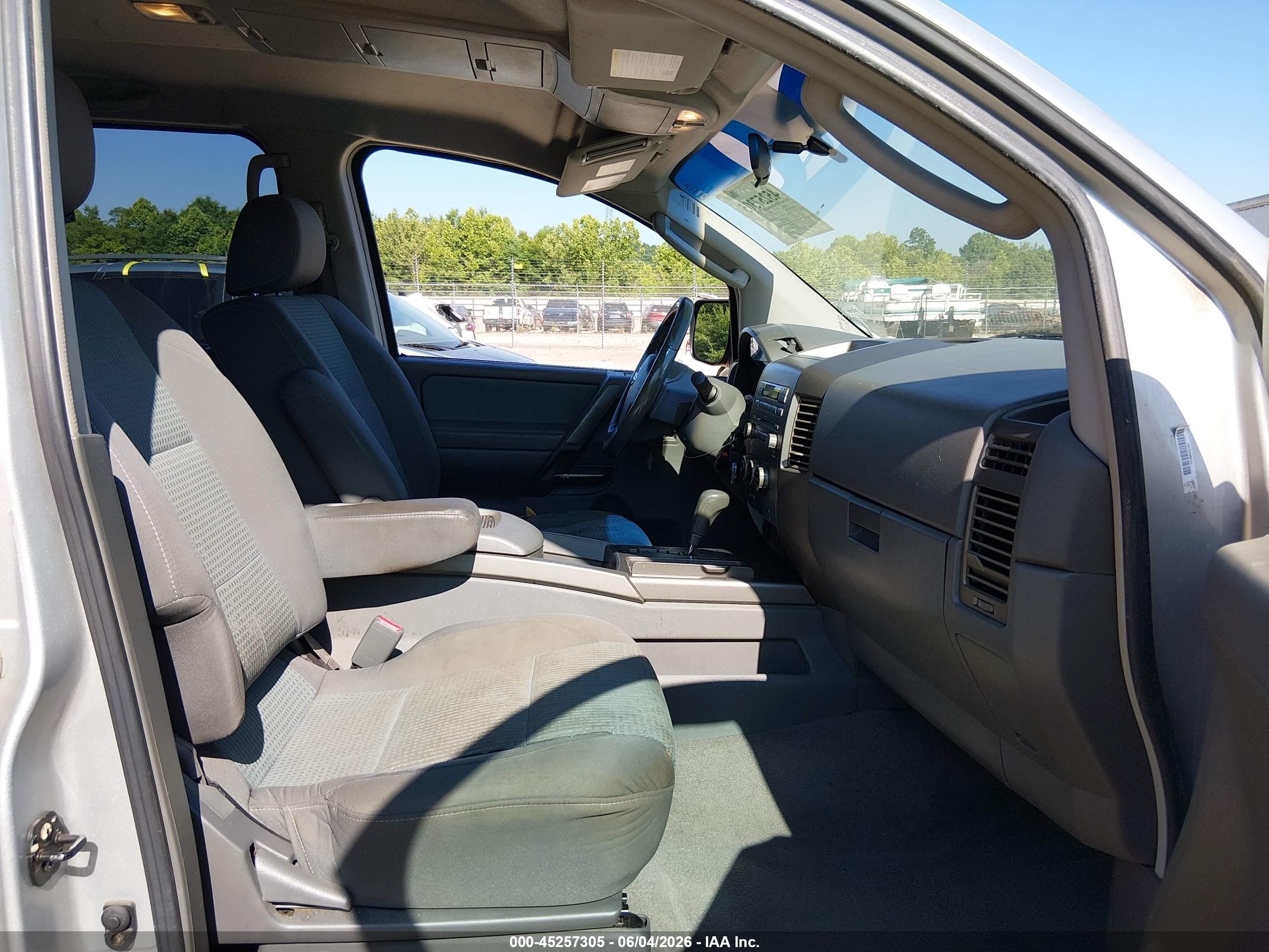 2005 Nissan Titan Se Silver vin: 1N6BA07B85N559736