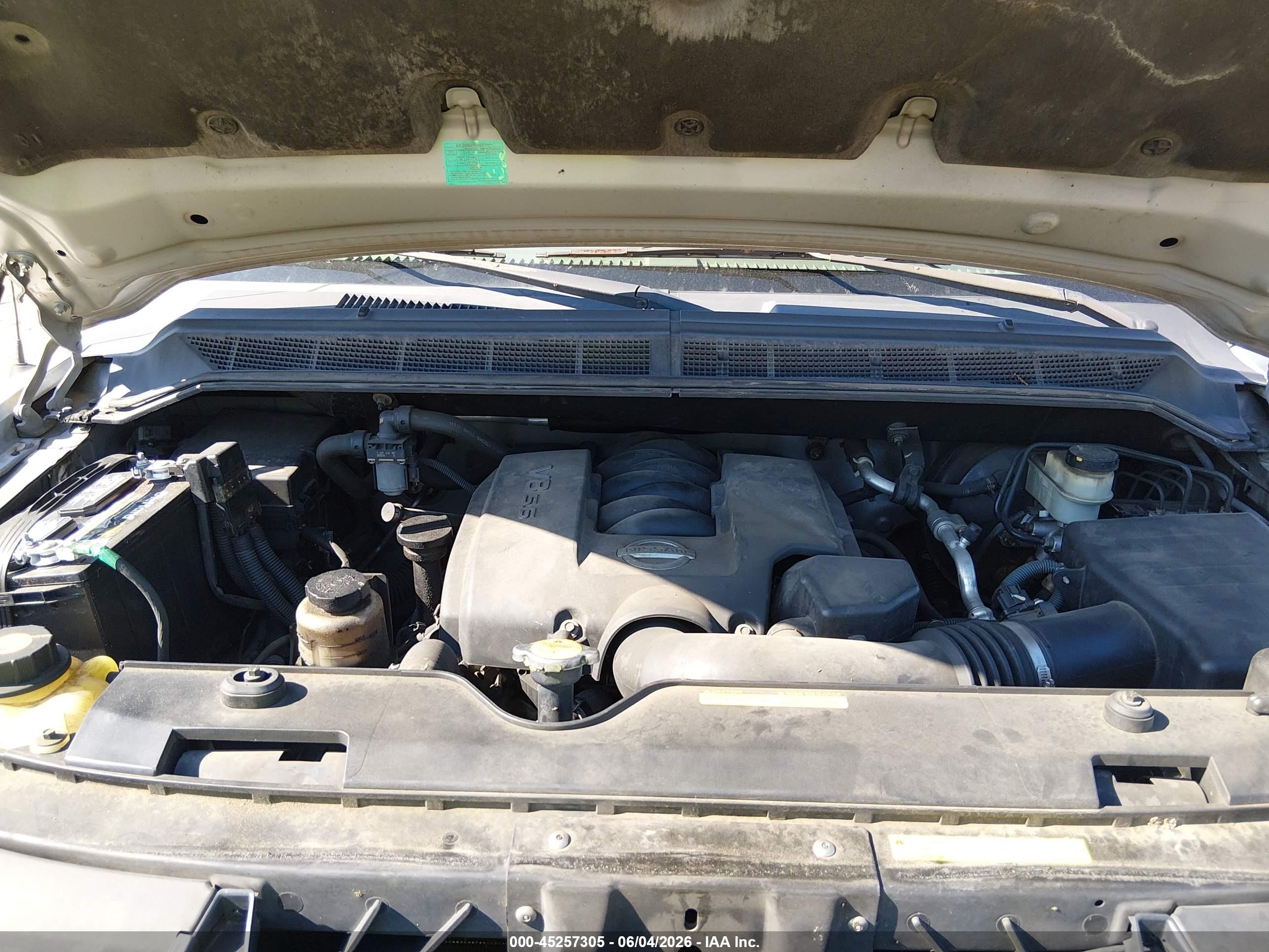 2005 Nissan Titan Se Silver vin: 1N6BA07B85N559736