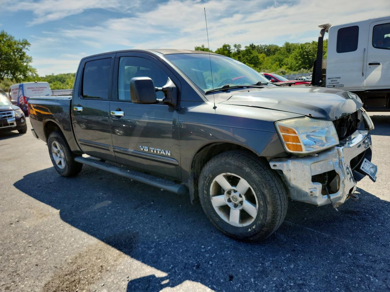 2006 Nissan Titan Xe Ffv Gray vin: 1N6BA07B86N554005