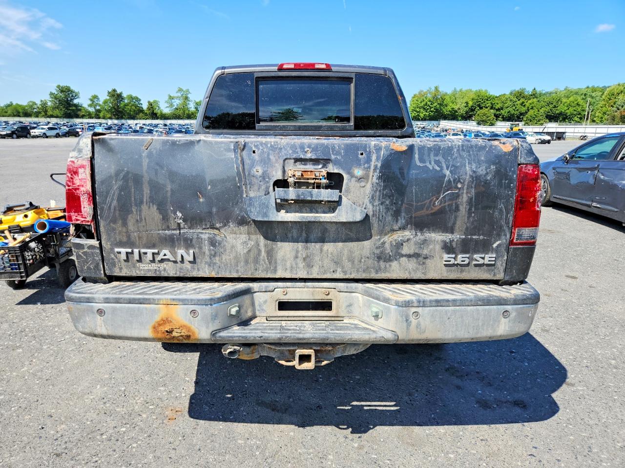 2006 Nissan Titan Xe Ffv Gray vin: 1N6BA07B86N554005