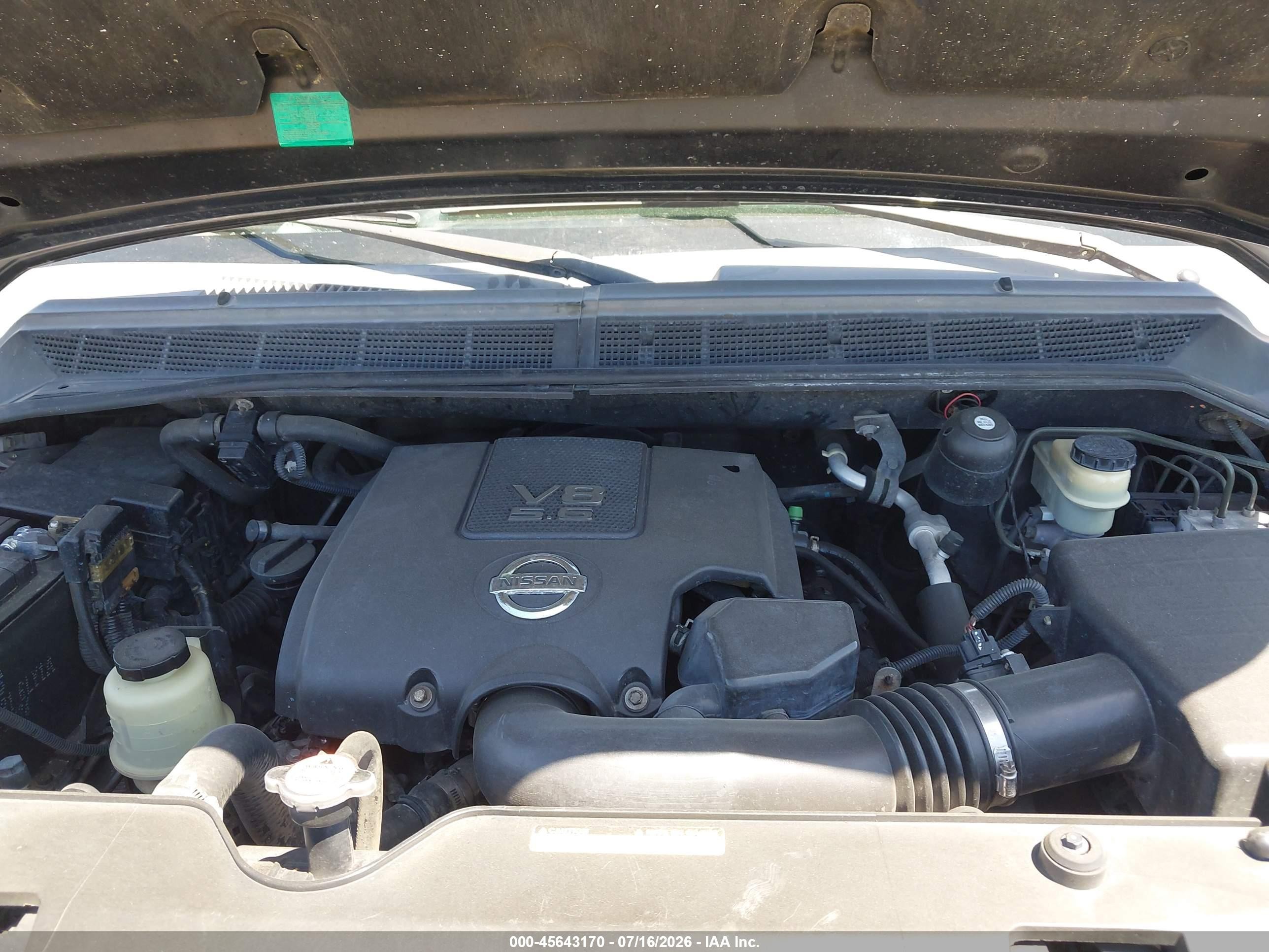 2007 Nissan Titan Se Black vin: 1N6BA07B87N212183