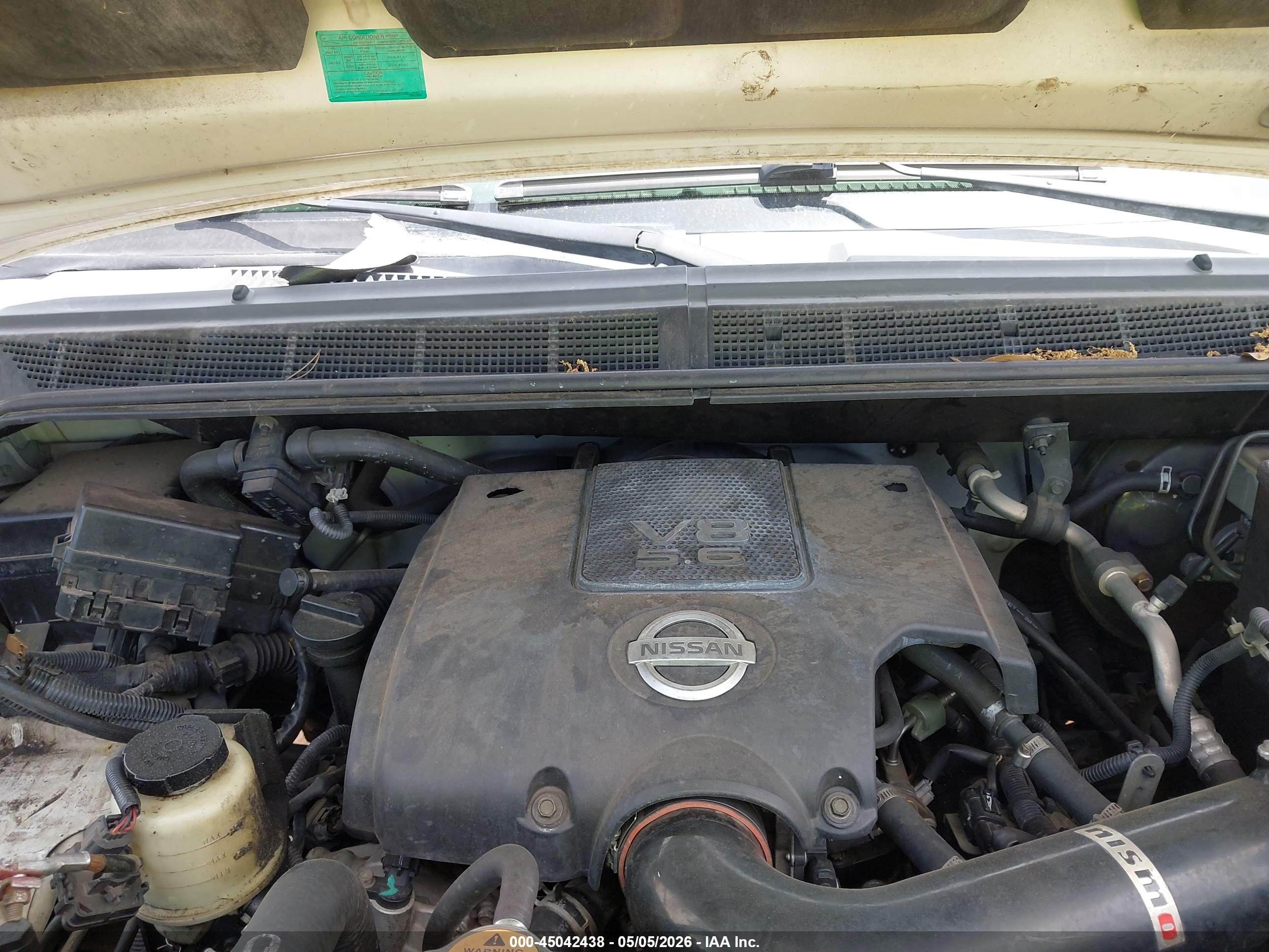 2007 Nissan Titan Le White vin: 1N6BA07B97N220034