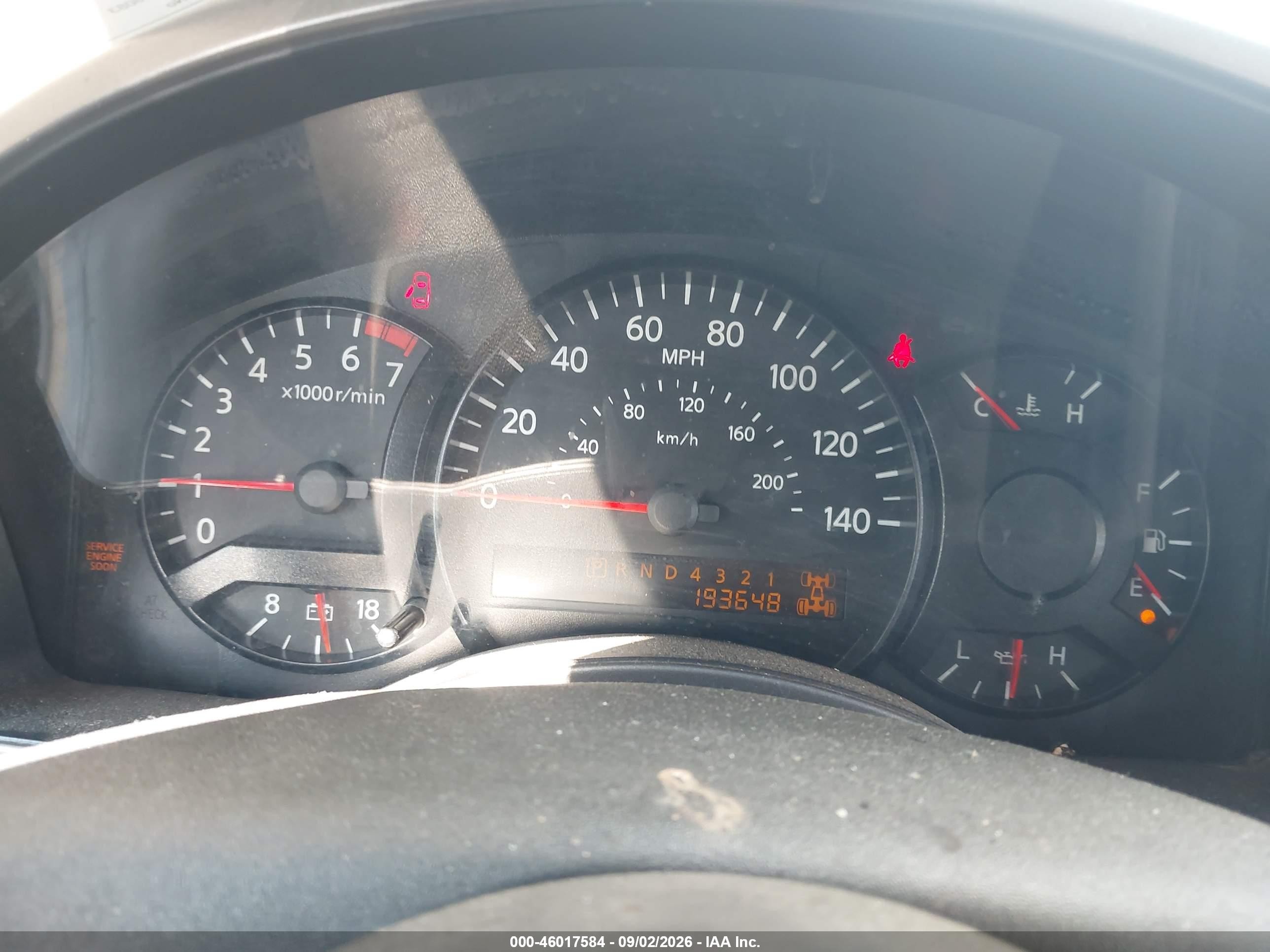 2007 Nissan Titan Le Серебряный vin: 1N6BA07B97N230000