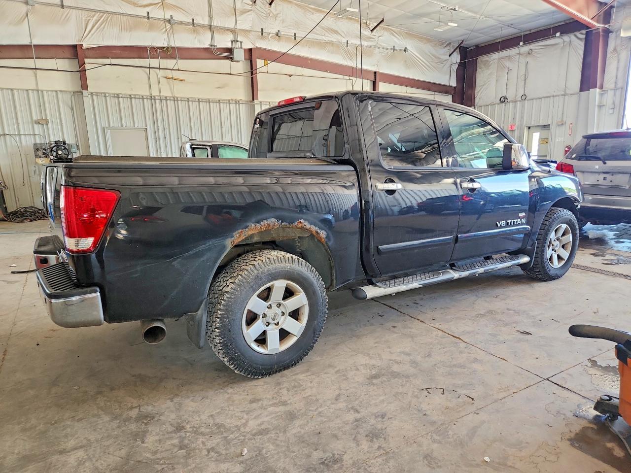2007 Nissan Titan Xe/se/le Black vin: 1N6BA07B97N239506
