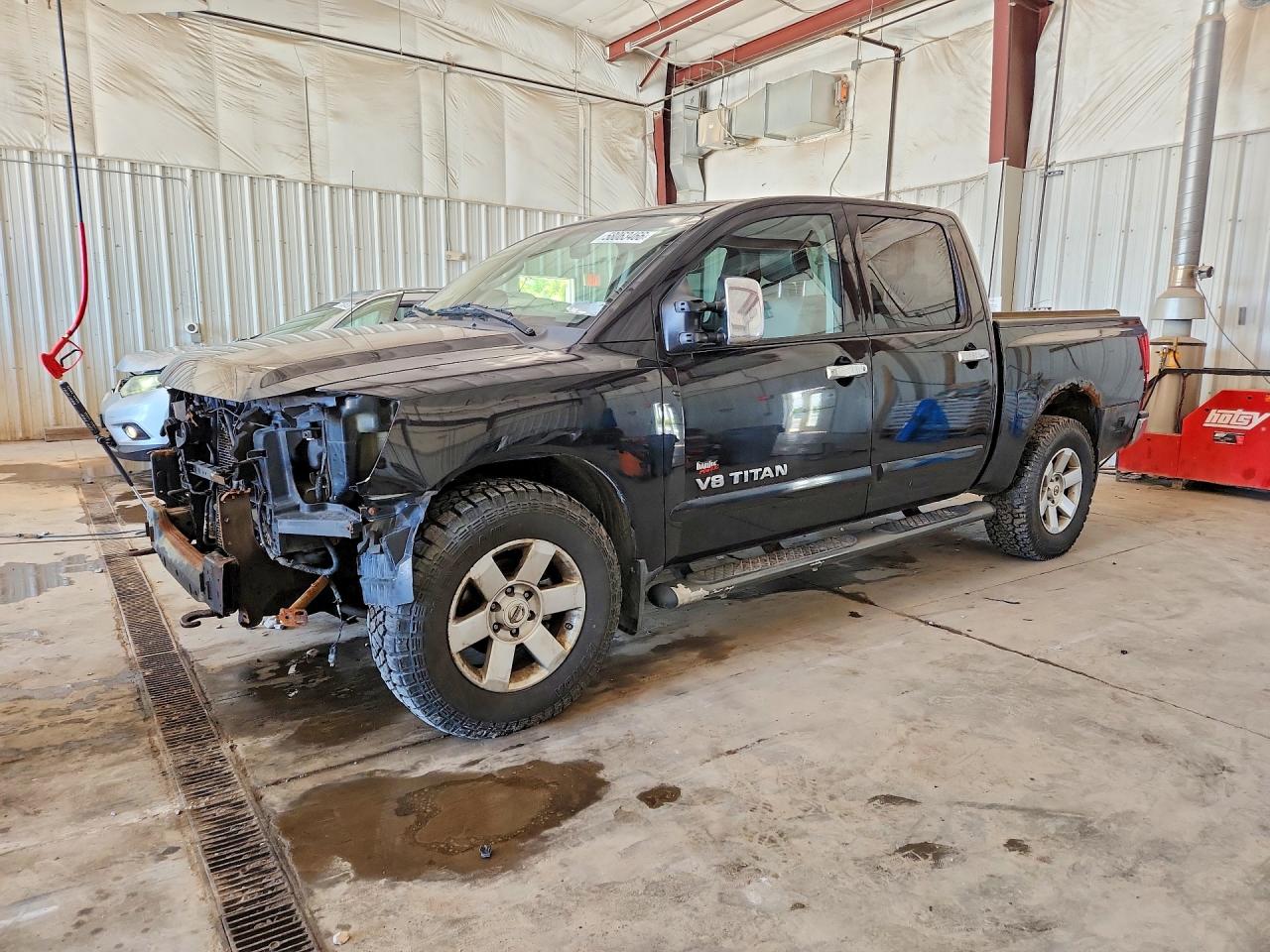 2007 Nissan Titan Xe/se/le Black vin: 1N6BA07B97N239506