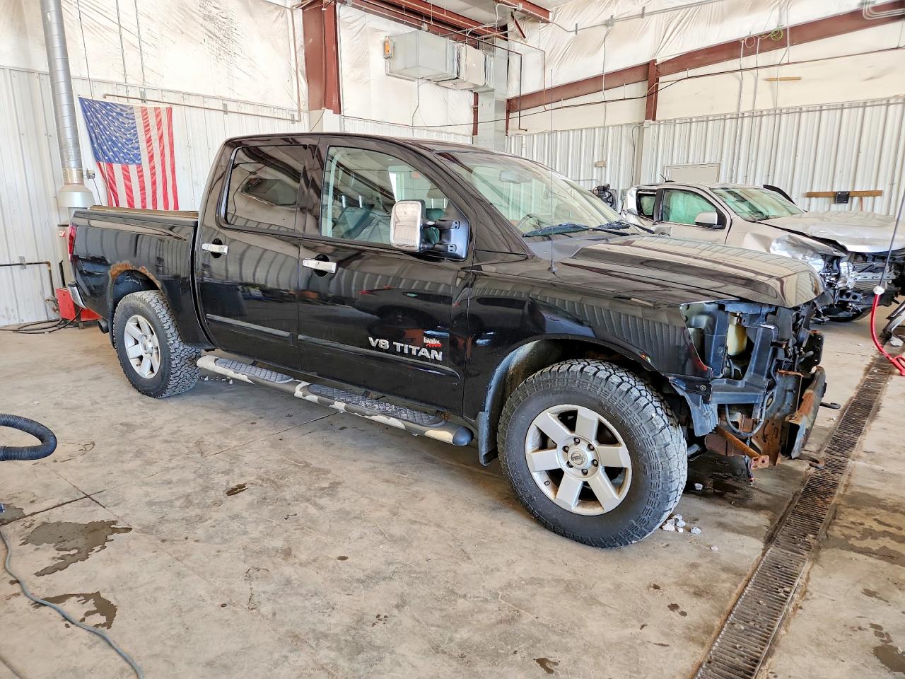 2007 Nissan Titan Xe/se/le Black vin: 1N6BA07B97N239506