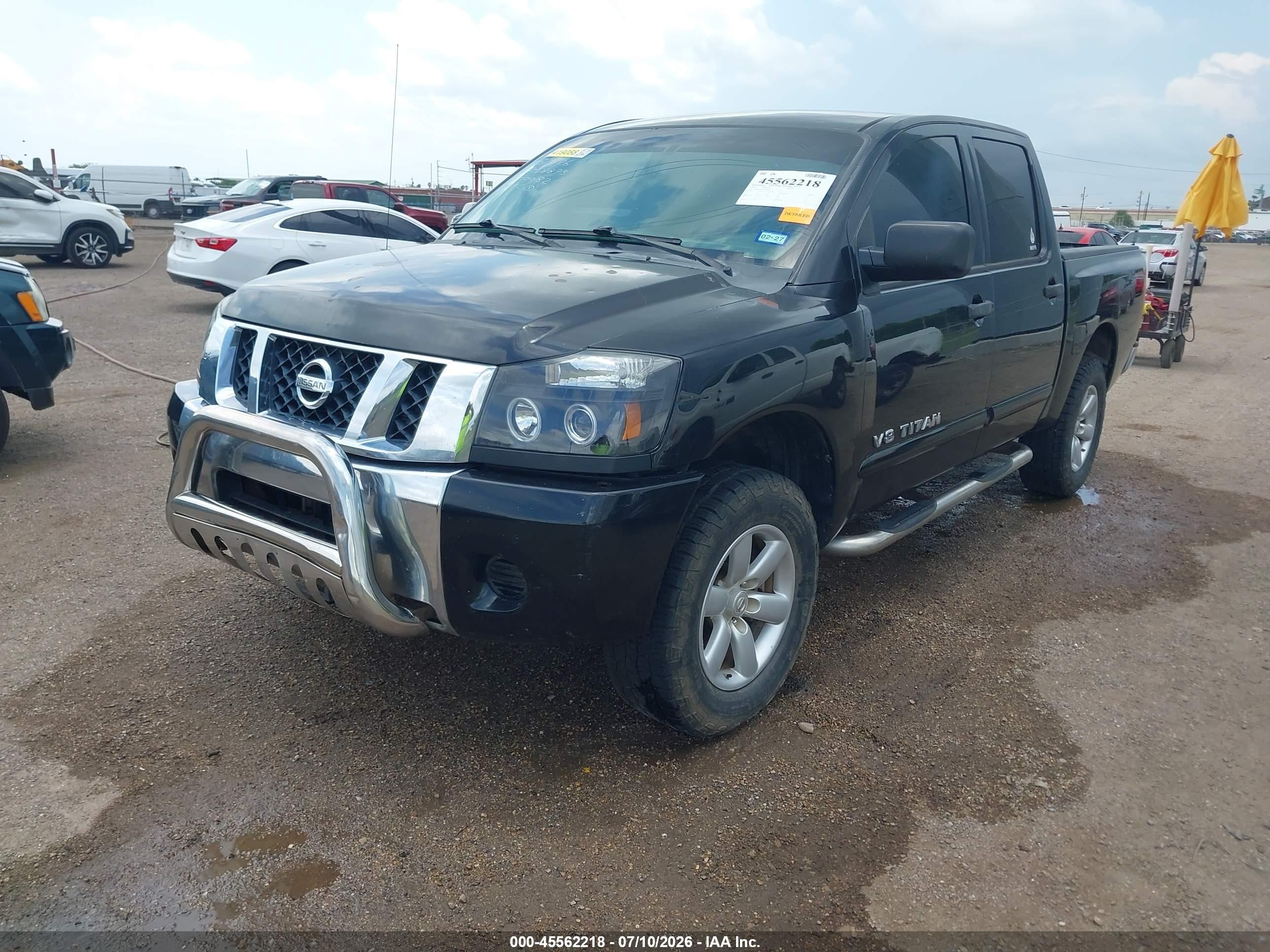 2008 Nissan Titan Se Black vin: 1N6BA07C18N300082