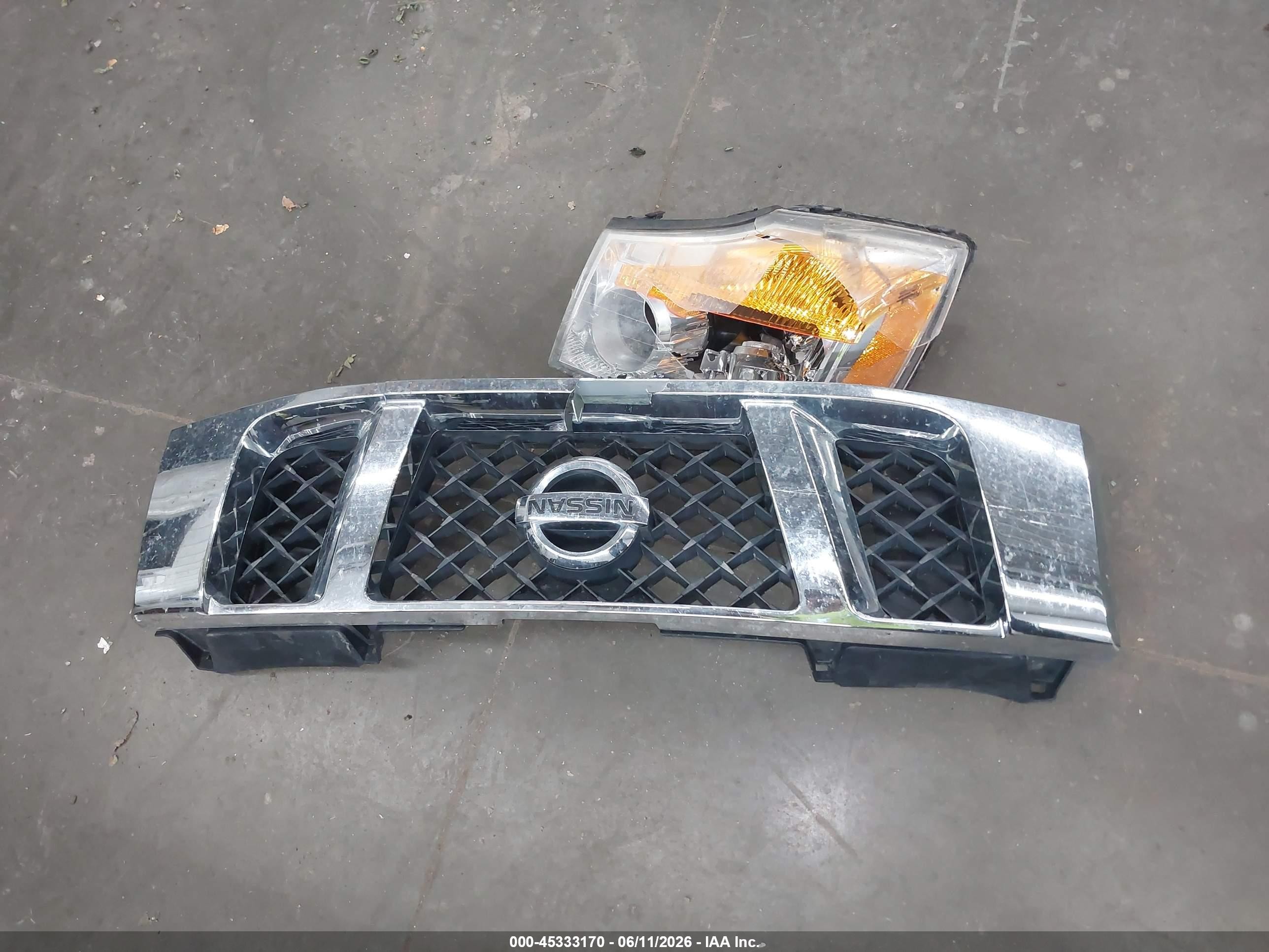 2008 Nissan Titan Le Серый vin: 1N6BA07C18N301362