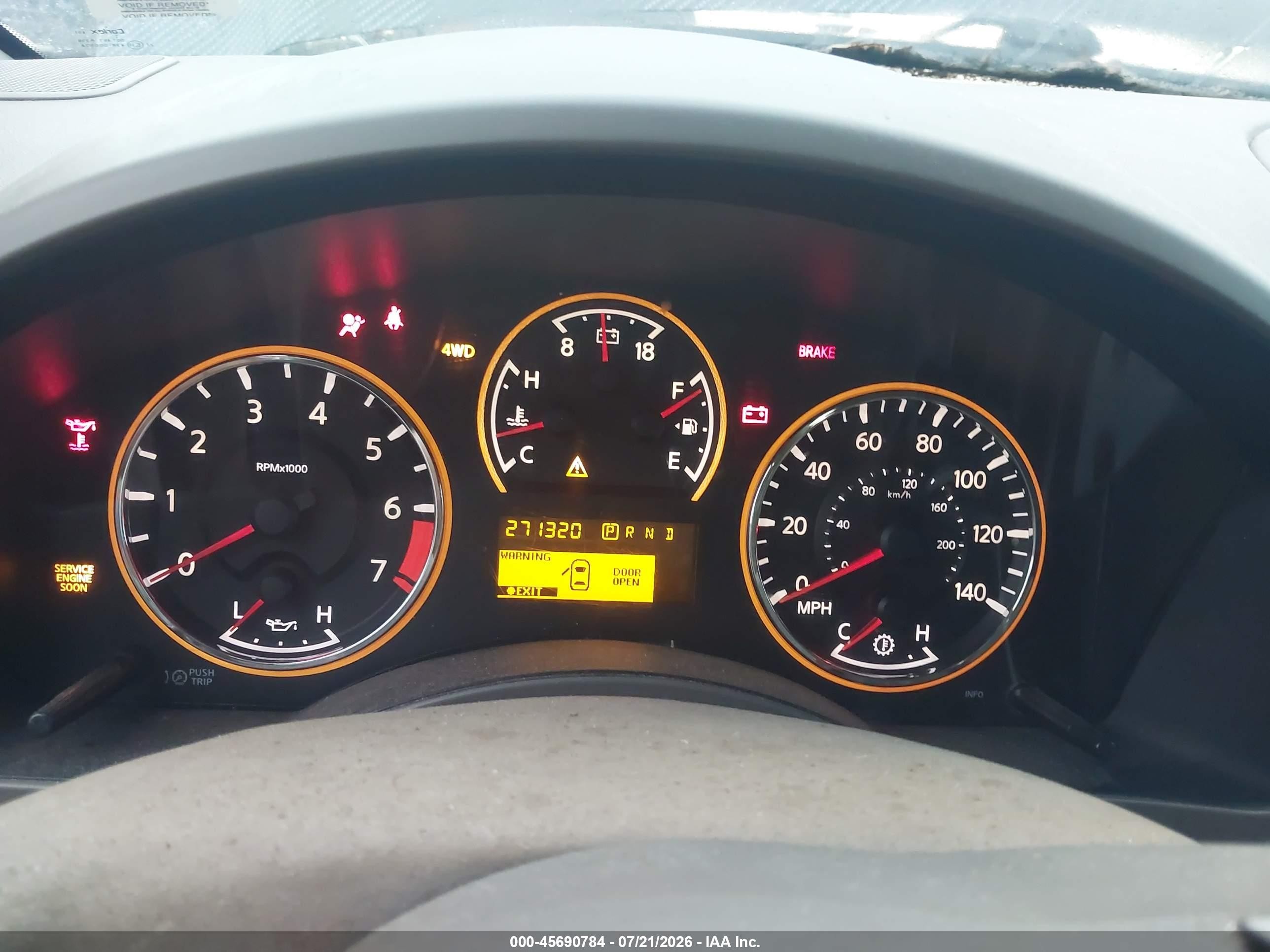 2008 Nissan Titan Le Gray vin: 1N6BA07C28N334046