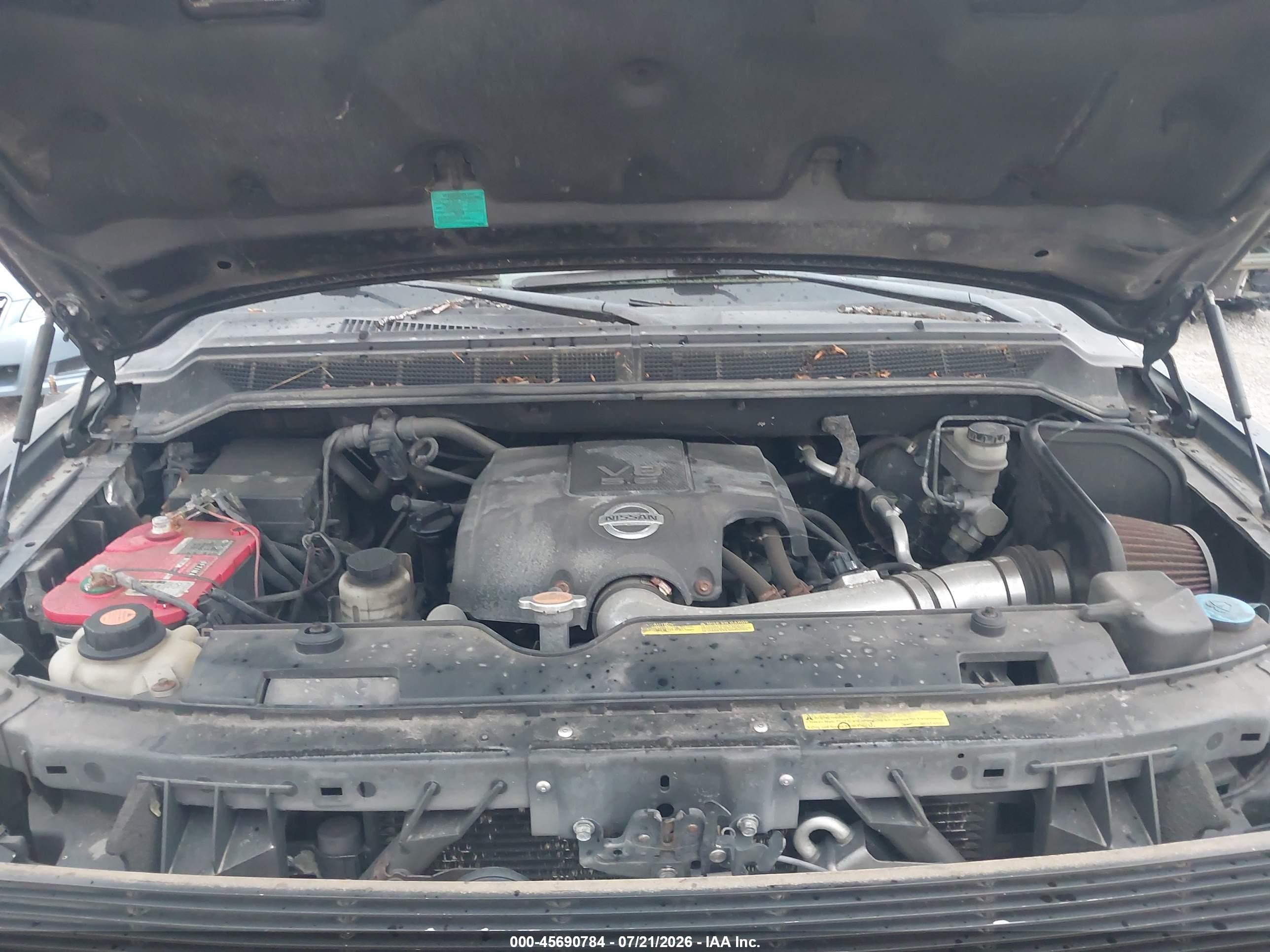 2008 Nissan Titan Le Gray vin: 1N6BA07C28N334046