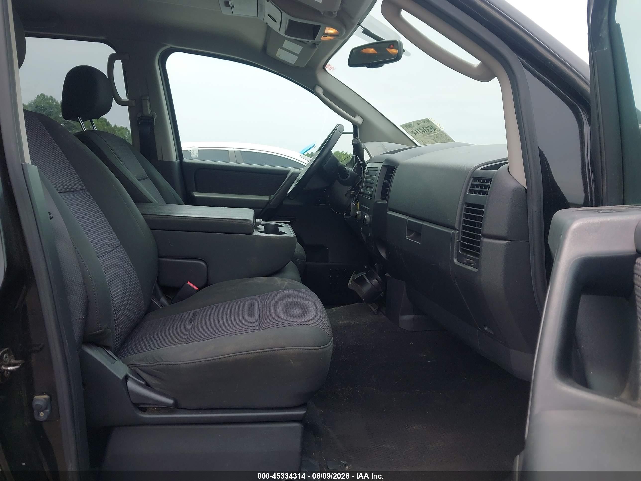 2009 Nissan Titan Se Black vin: 1N6BA07C49N319596