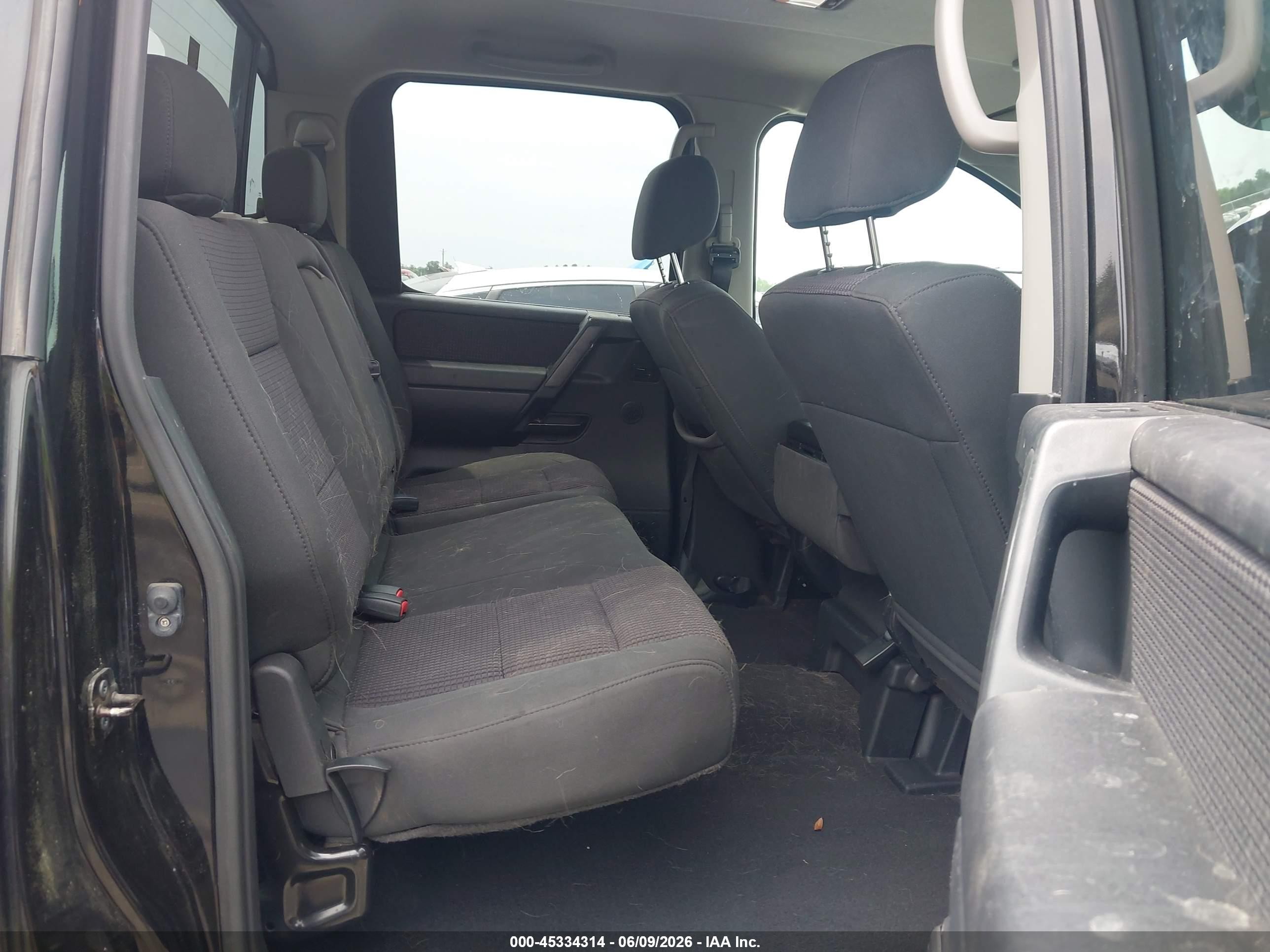 2009 Nissan Titan Se Black vin: 1N6BA07C49N319596