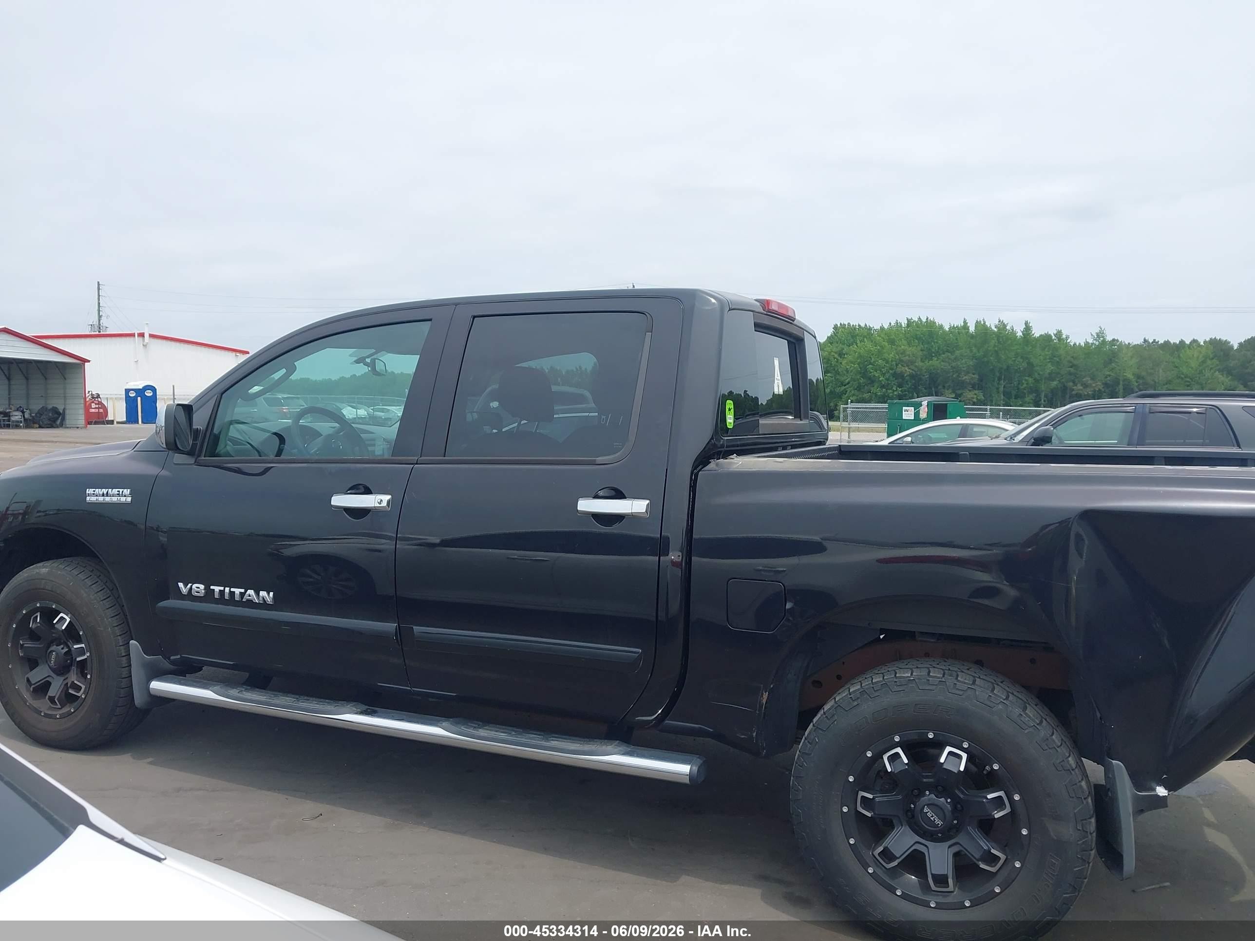 2009 Nissan Titan Se Black vin: 1N6BA07C49N319596