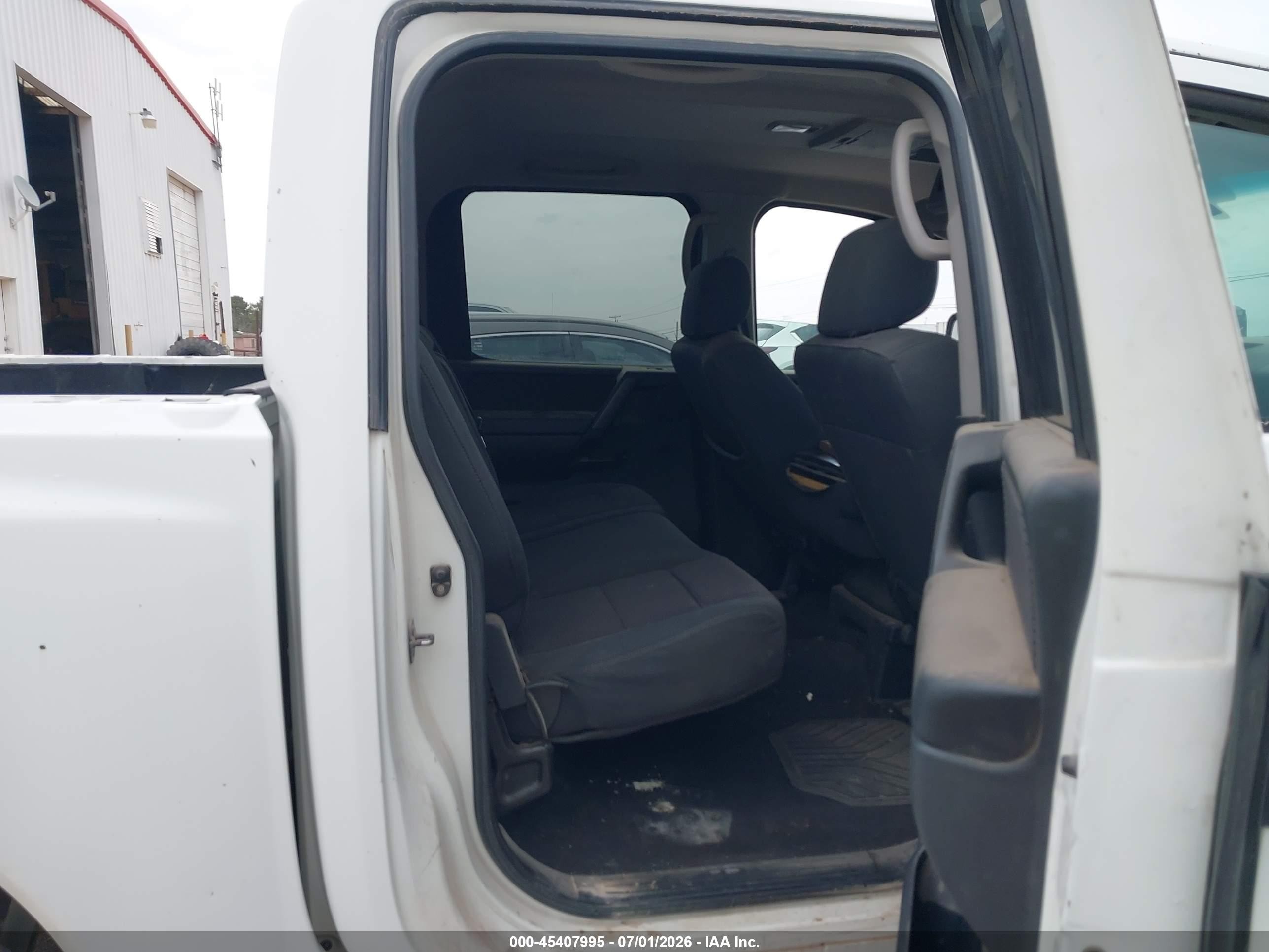 2008 Nissan Titan Xe White vin: 1N6BA07C58N346496