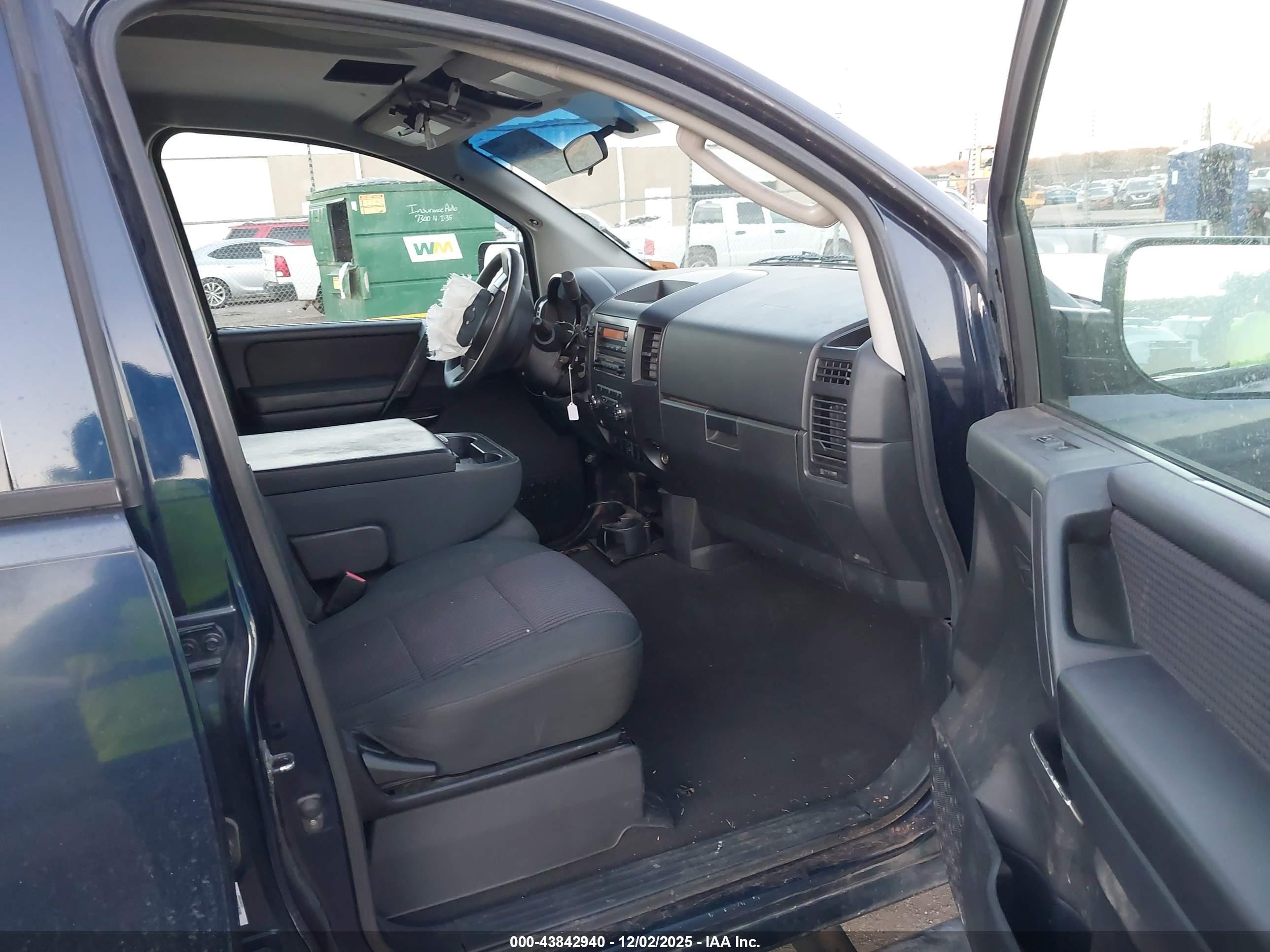 2009 Nissan Titan Se Blue vin: 1N6BA07C59N304332
