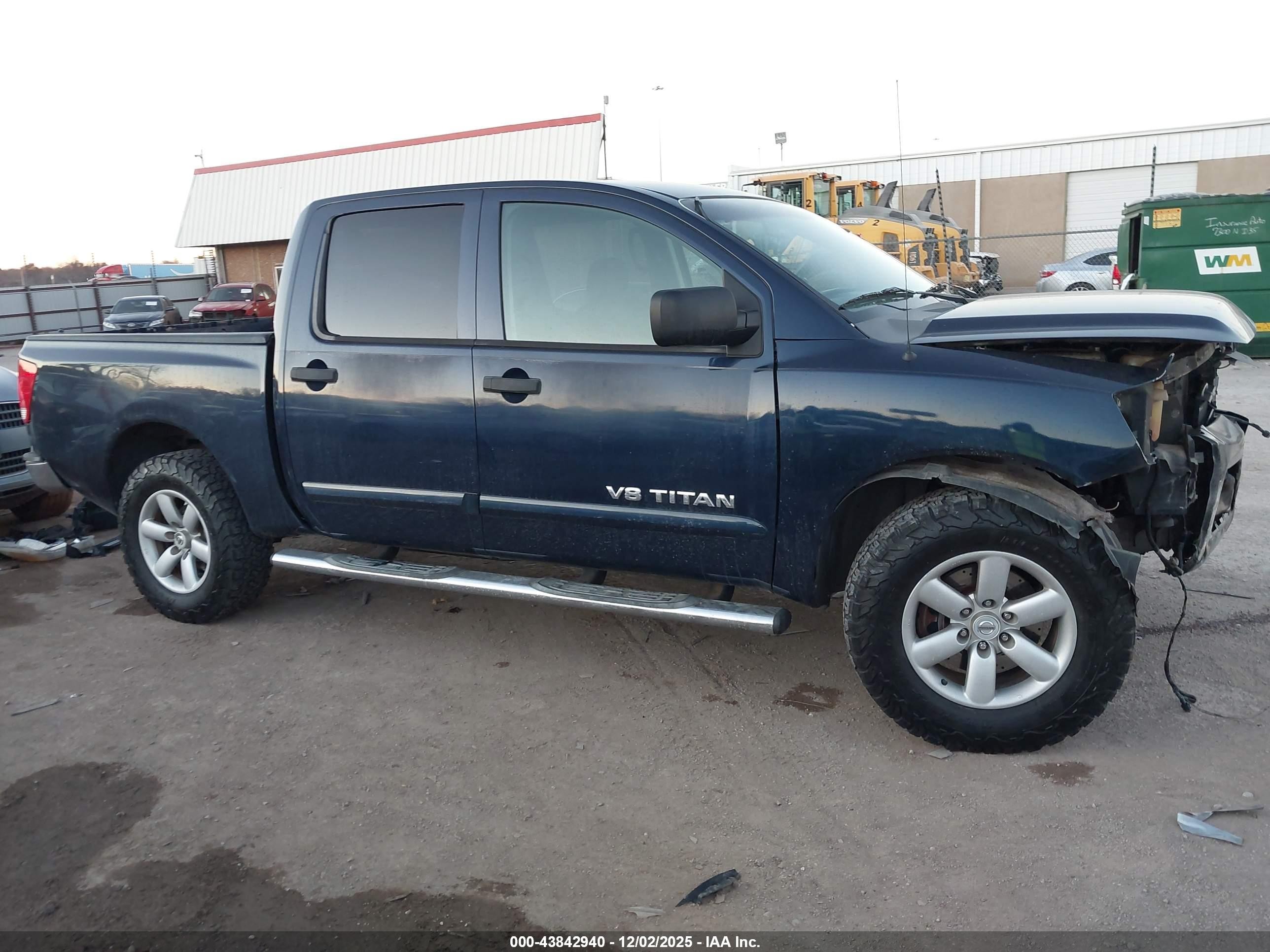 2009 Nissan Titan Se Blue vin: 1N6BA07C59N304332