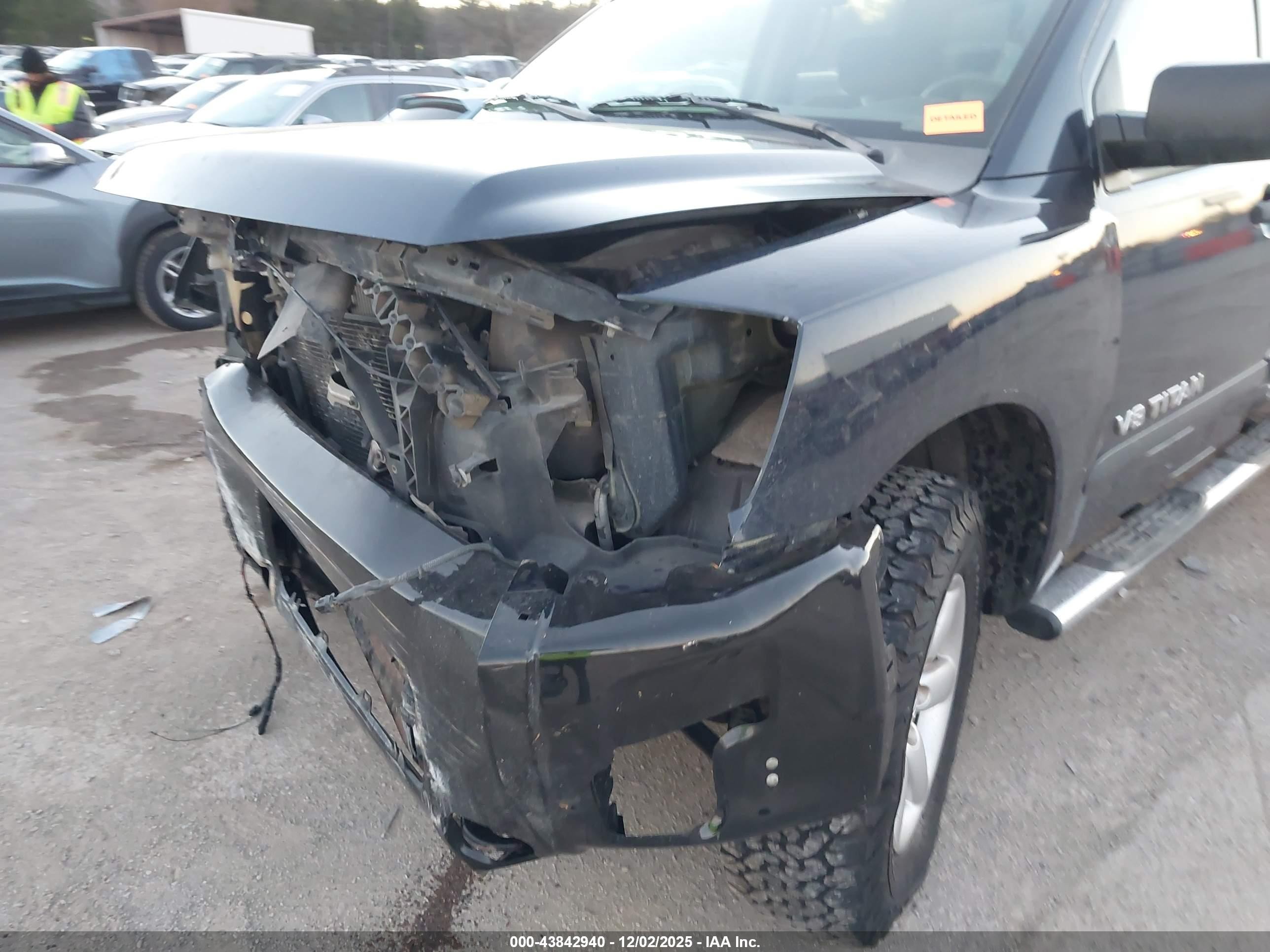 2009 Nissan Titan Se Blue vin: 1N6BA07C59N304332