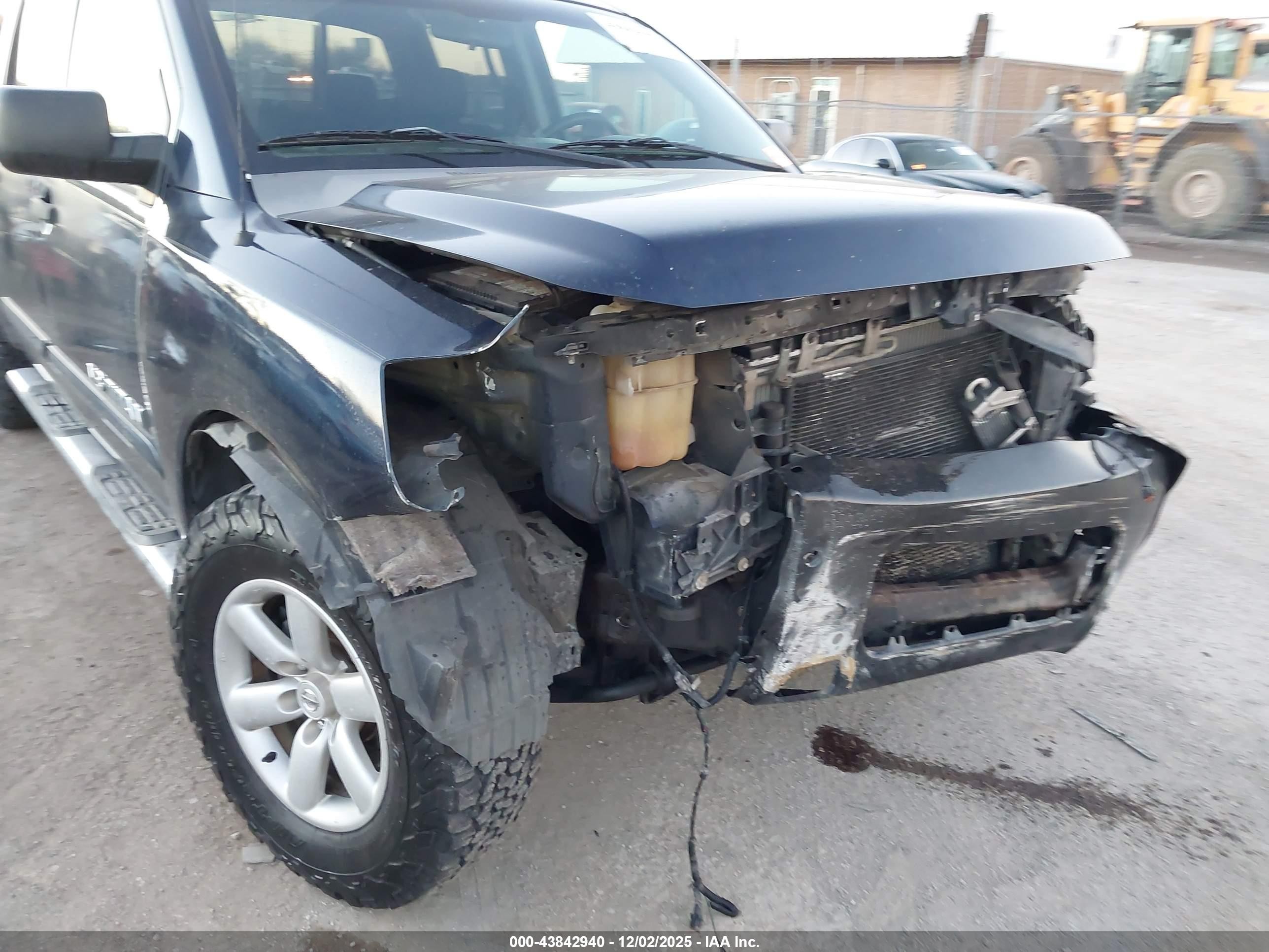 2009 Nissan Titan Se Blue vin: 1N6BA07C59N304332
