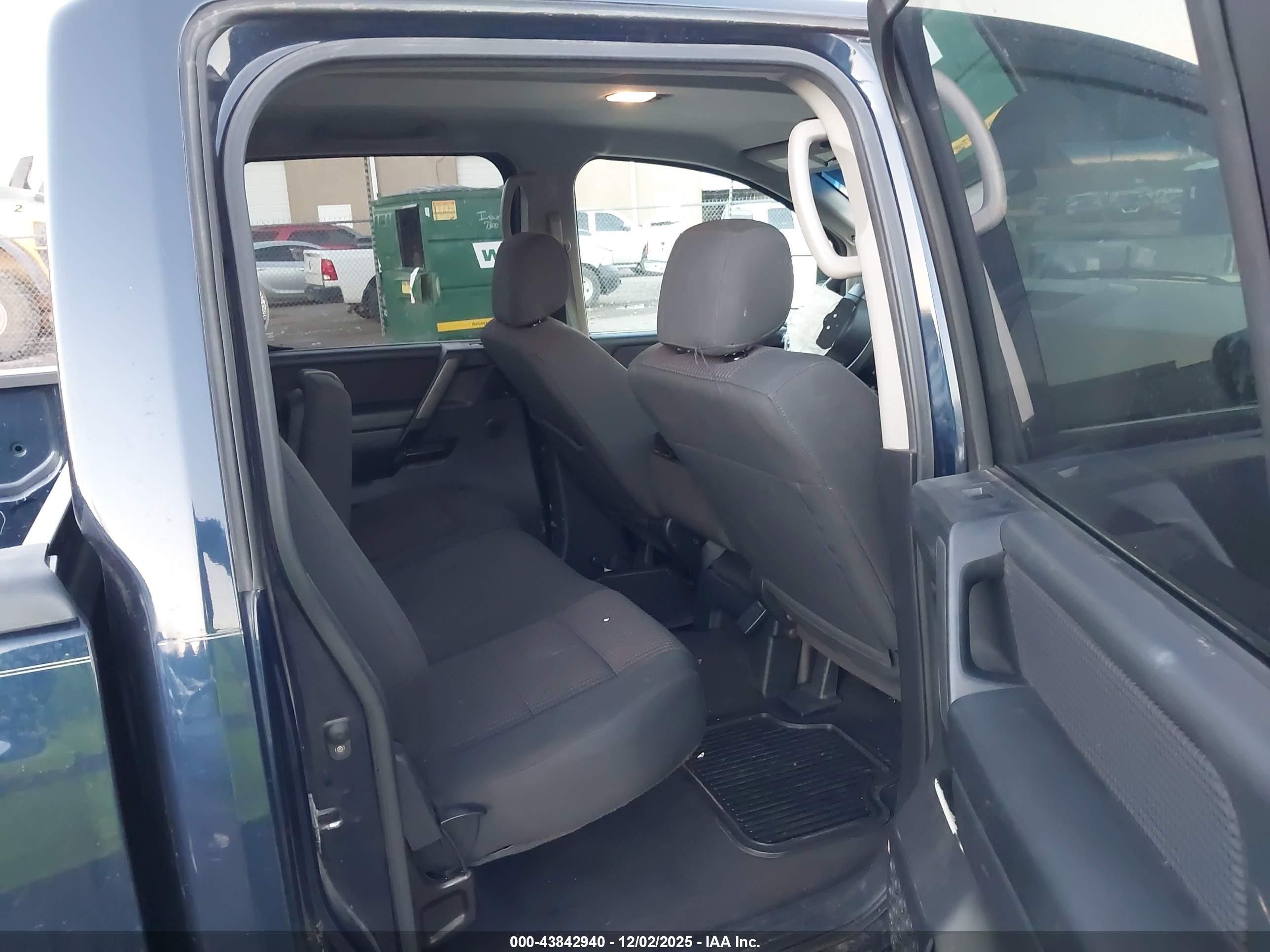 2009 Nissan Titan Se Blue vin: 1N6BA07C59N304332