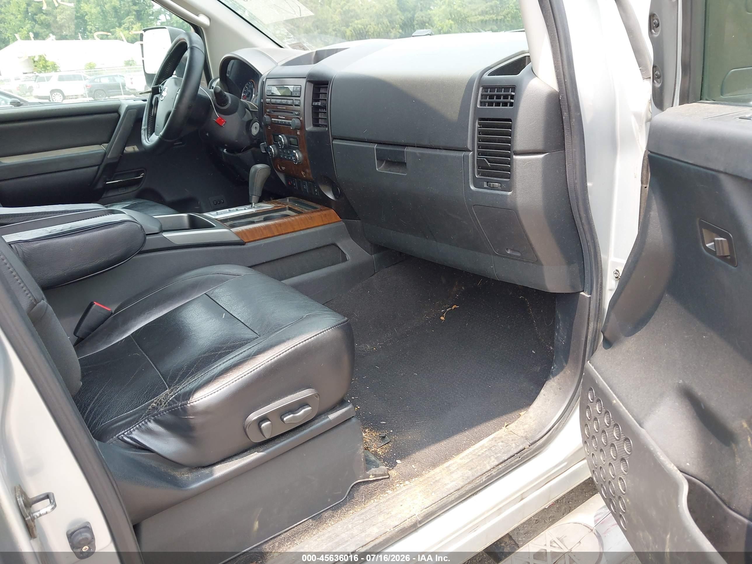 2009 Nissan Titan Le Silver vin: 1N6BA07C89N303479