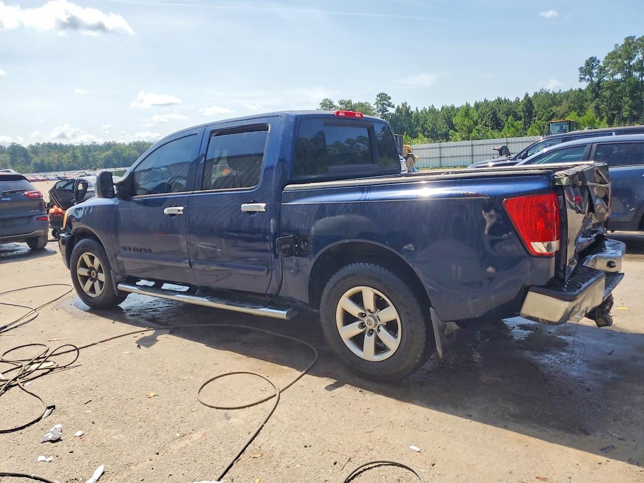 2008 Nissan Titan Xe Ffv Blue vin: 1N6BA07D08N343451