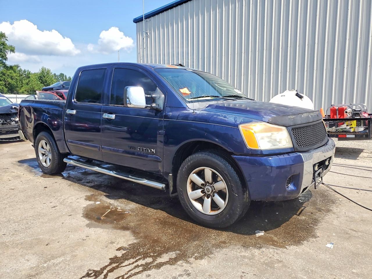 2008 Nissan Titan Xe Ffv Blue vin: 1N6BA07D08N343451