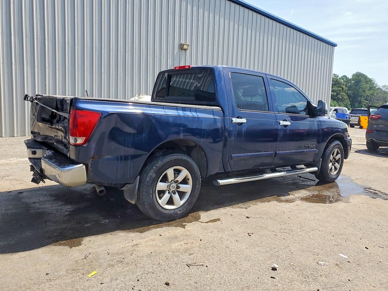 2008 Nissan Titan Xe Ffv Blue vin: 1N6BA07D08N343451