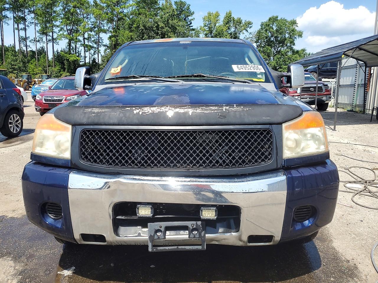 2008 Nissan Titan Xe Ffv Blue vin: 1N6BA07D08N343451