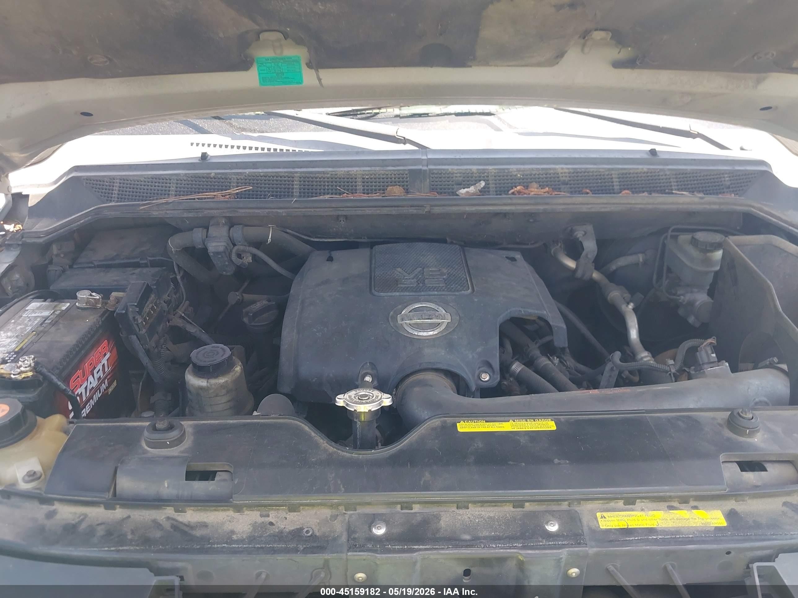 2008 Nissan Titan Le/se Silver vin: 1N6BA07D08N351985