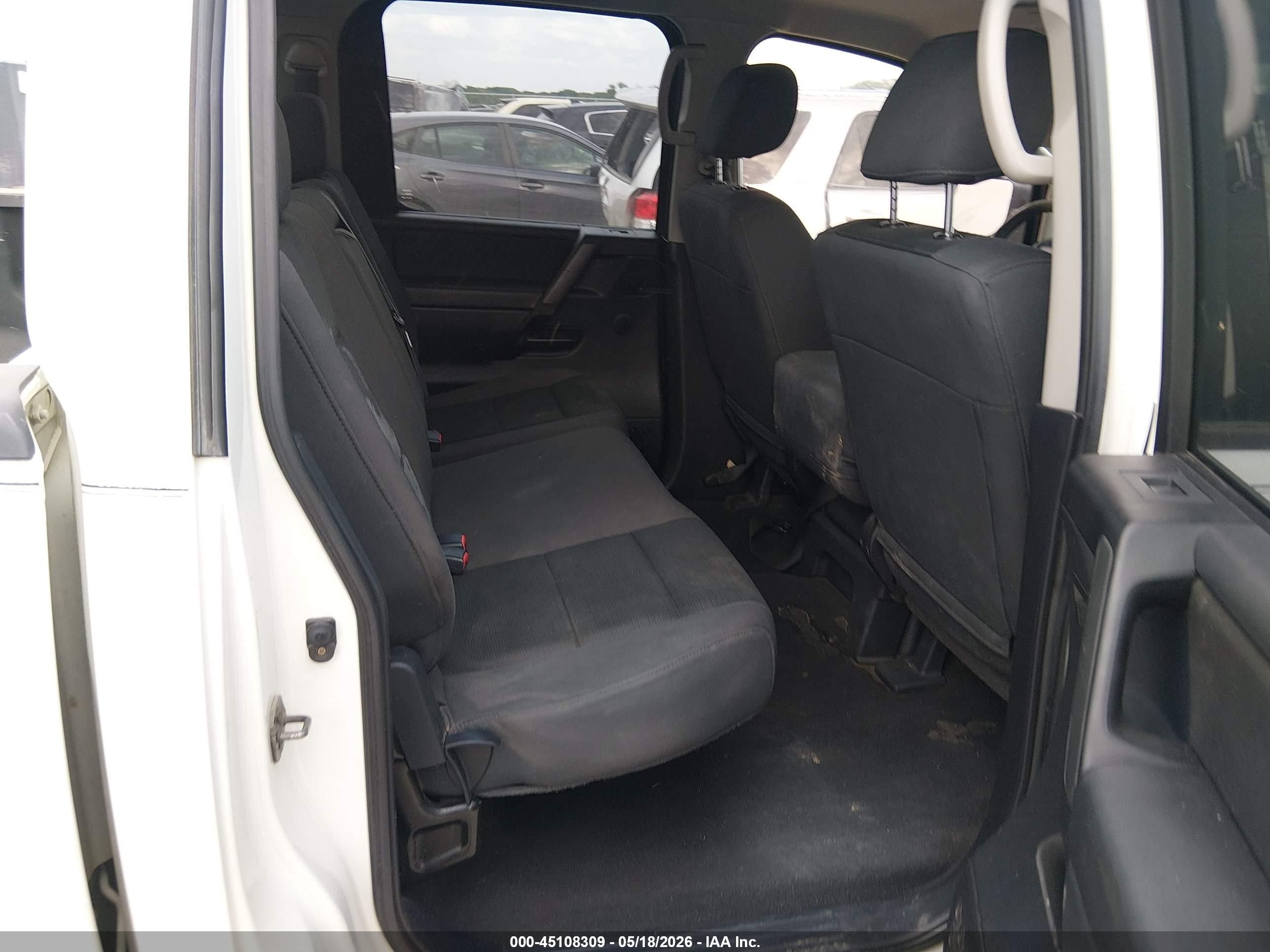 2009 Nissan Titan Xe White vin: 1N6BA07D09N310208