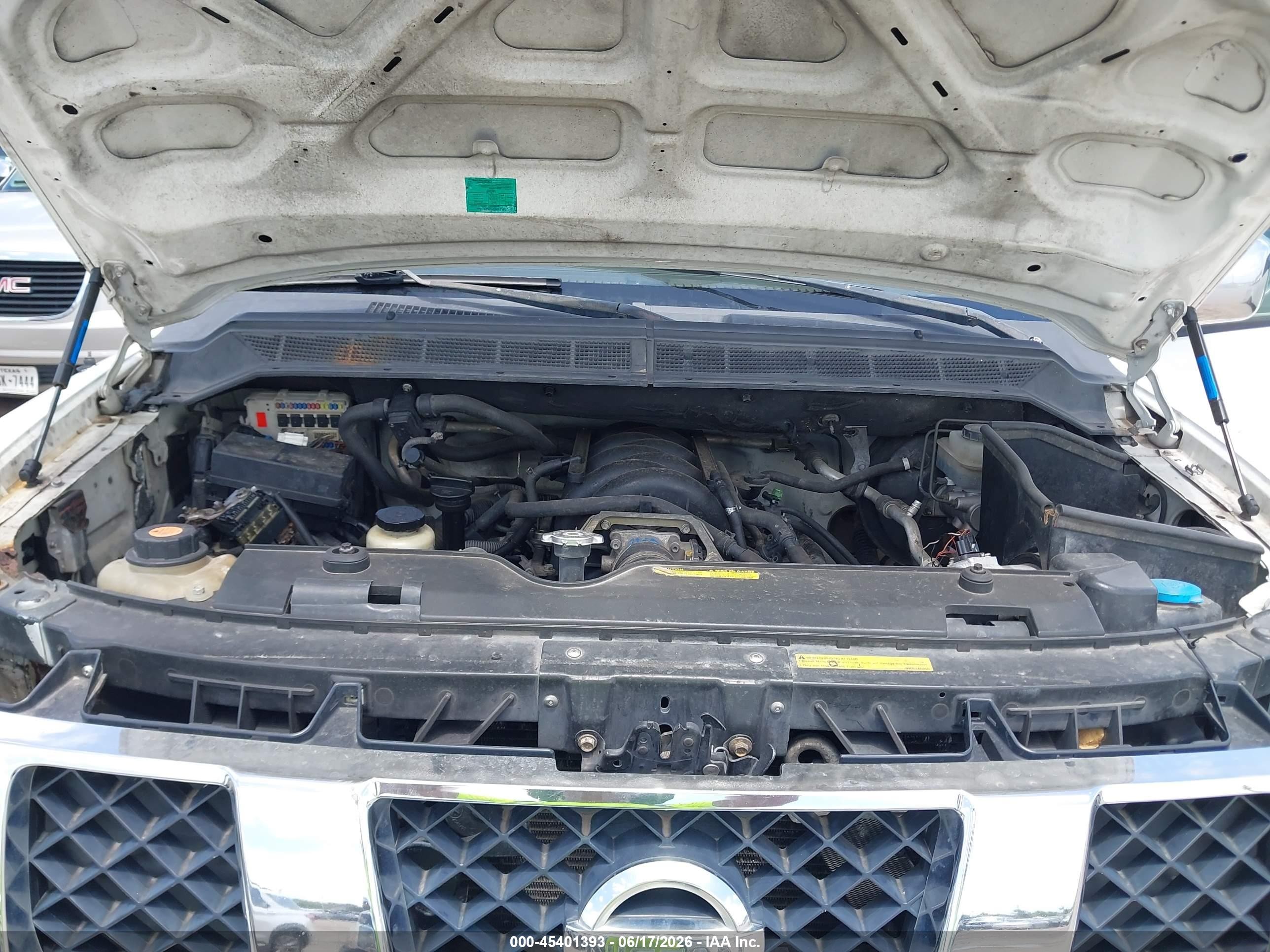2008 Nissan Titan Le/se/xe White vin: 1N6BA07D18N346505